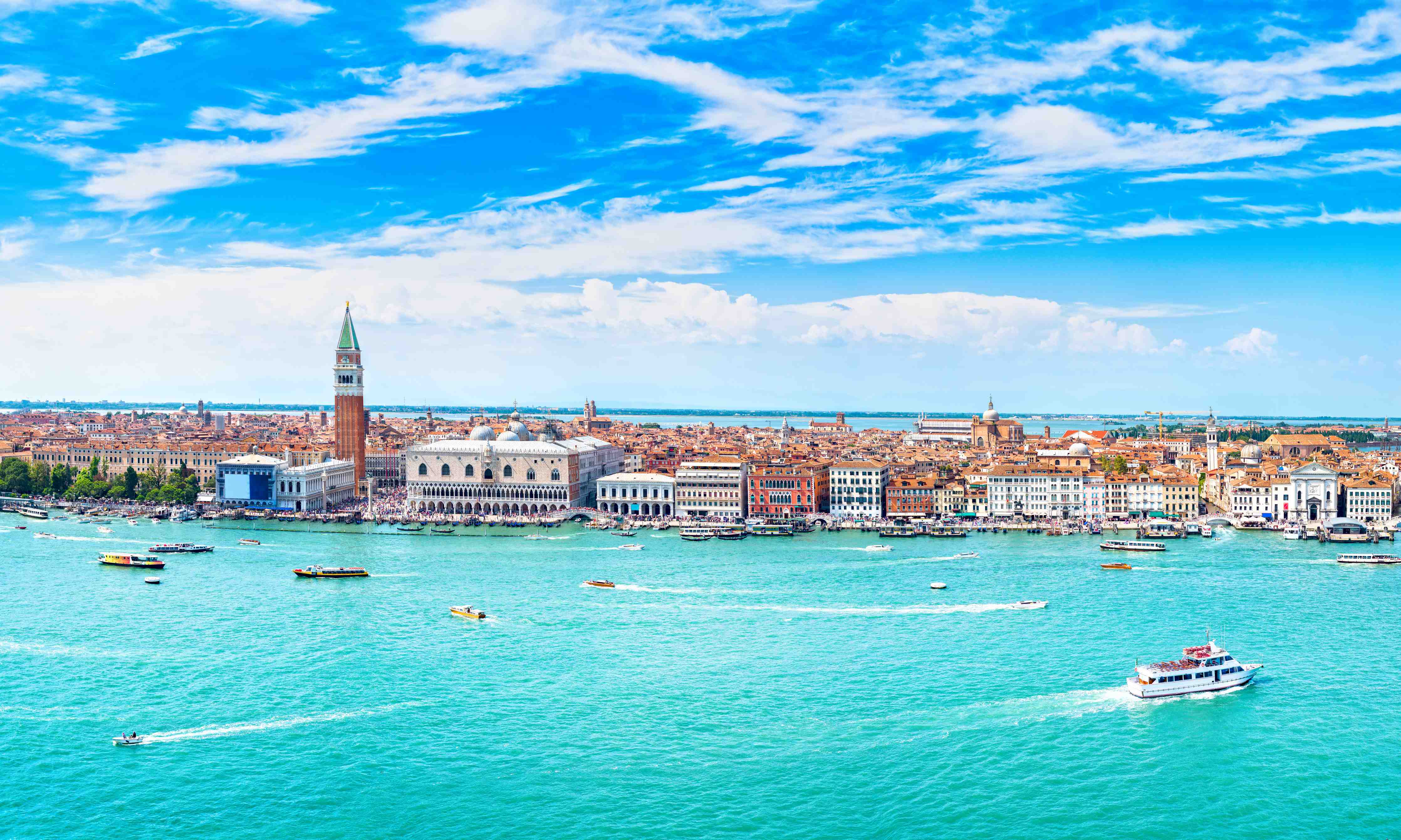 Wandverkleidung Bad-Venedig Panoramaluftaufnahme