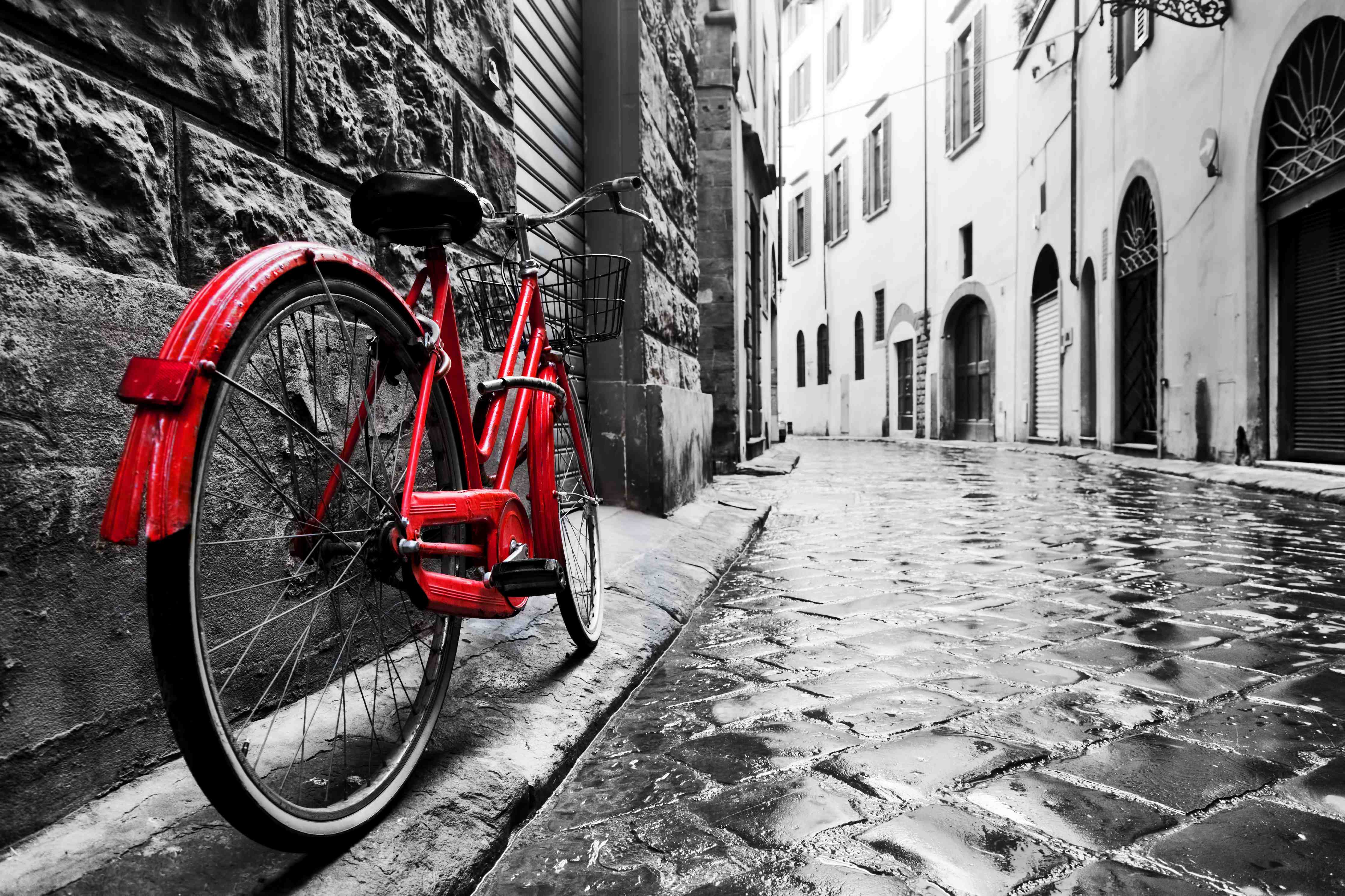 Wandverkleidung Bad-Vintage Fahrrad - Altstadt