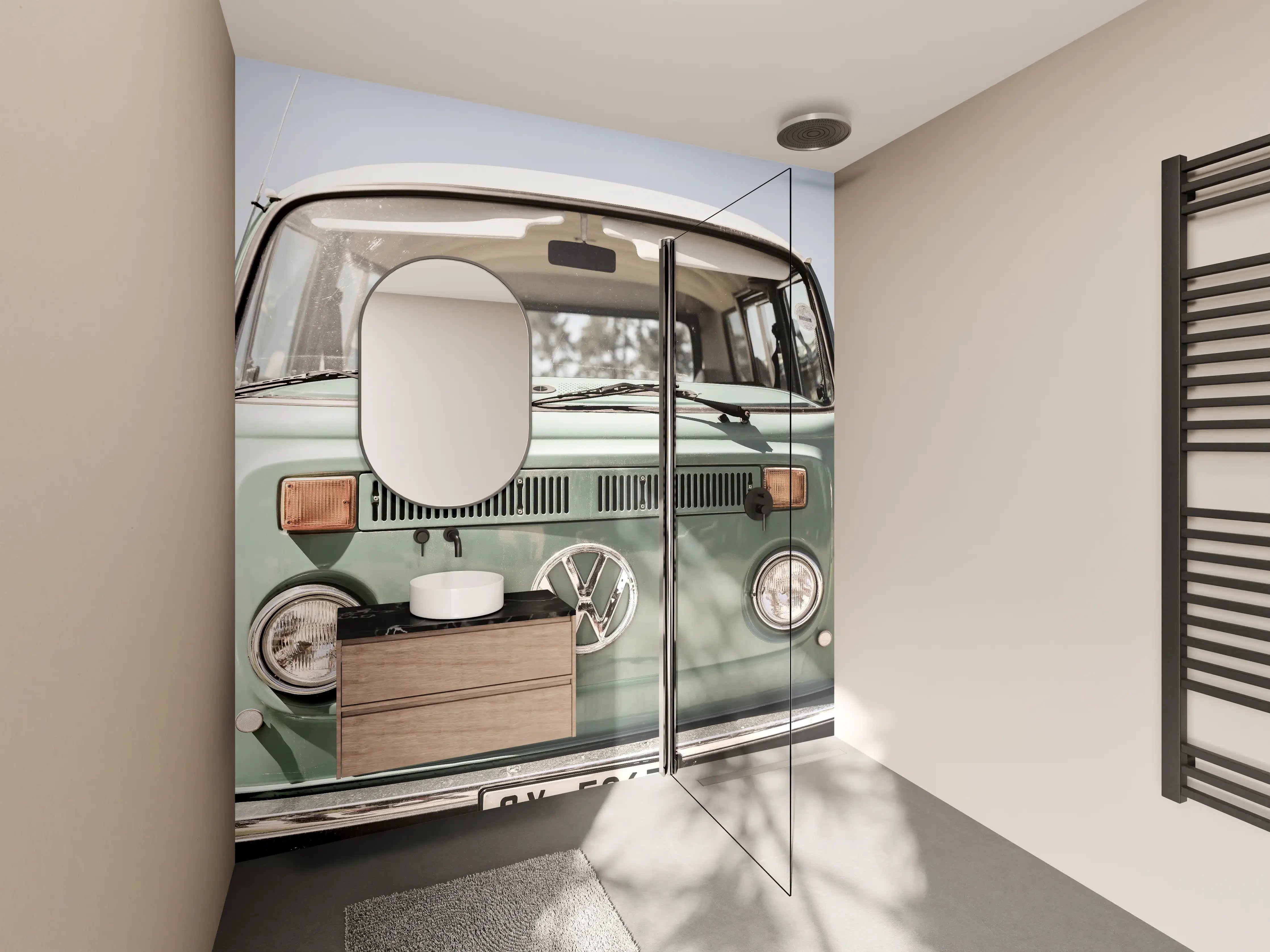 Wandverkleidung Bad - Vw Kombi