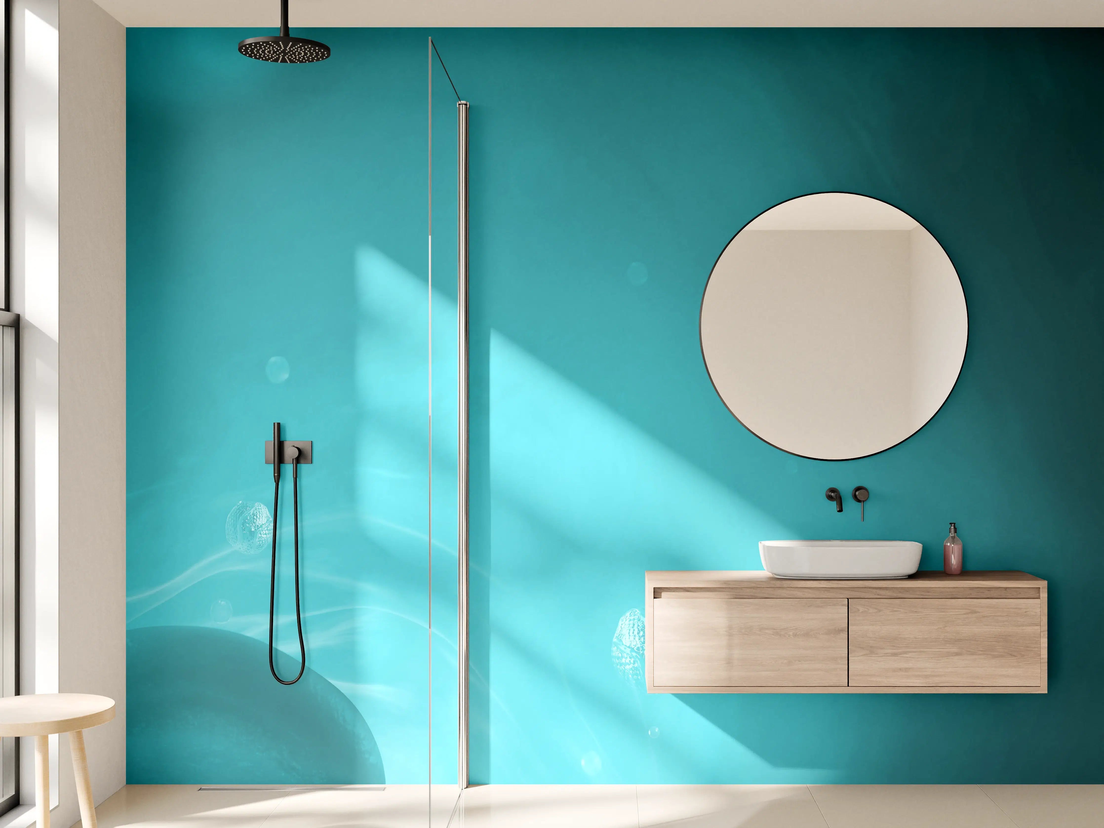 Wandverkleidung Bad - Wässriger Tauchgang