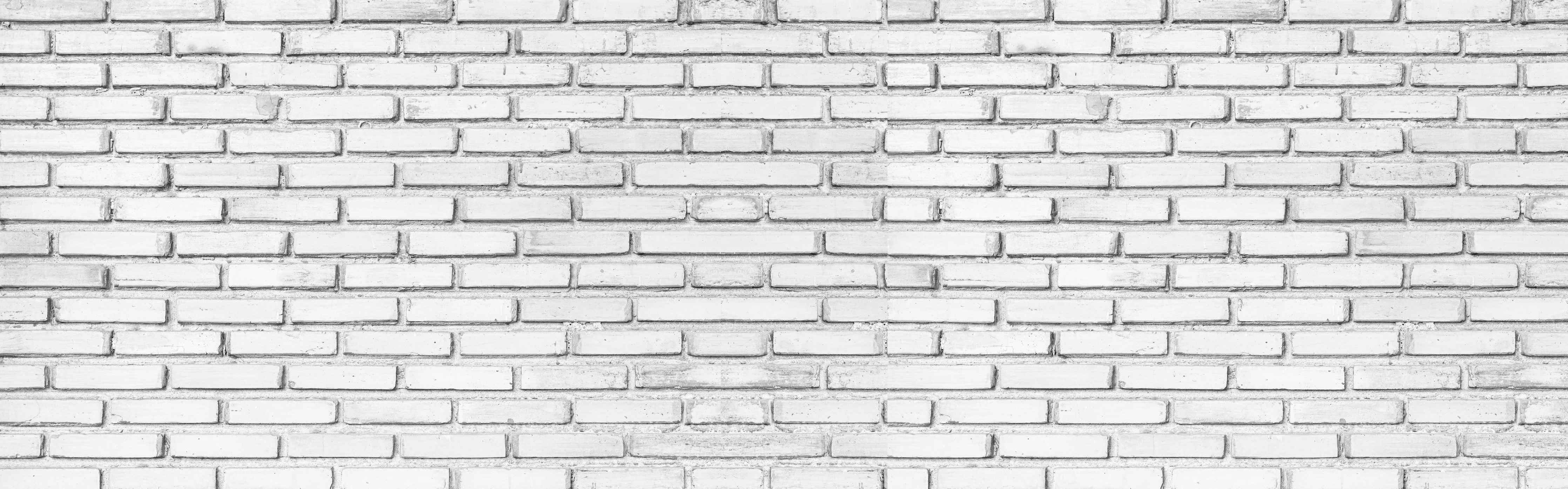 Wandverkleidung Bad-Weiße Backsteinmauer