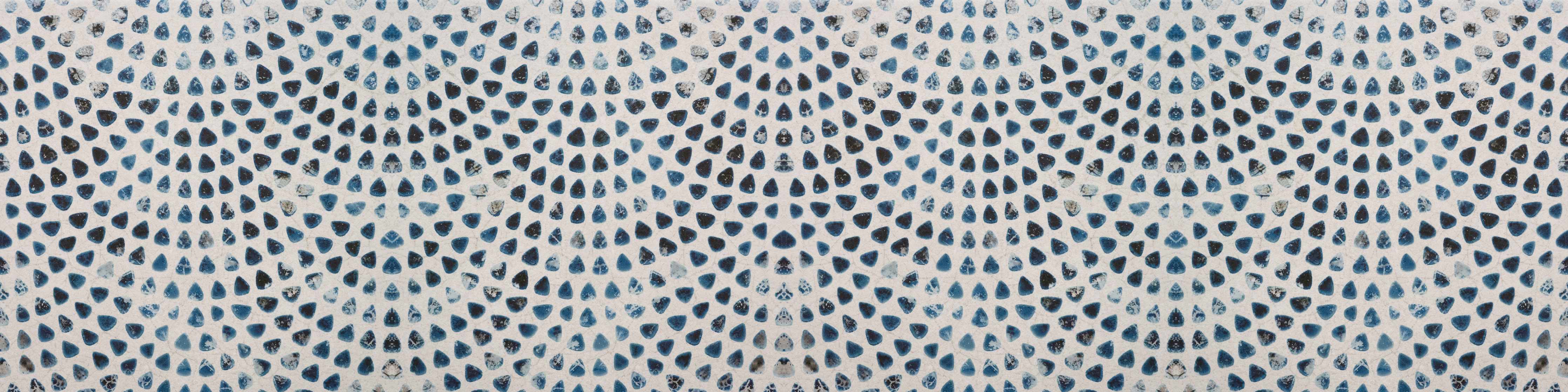 Wandverkleidung Bad-Weiße kreisförmige Retro-Fliesen