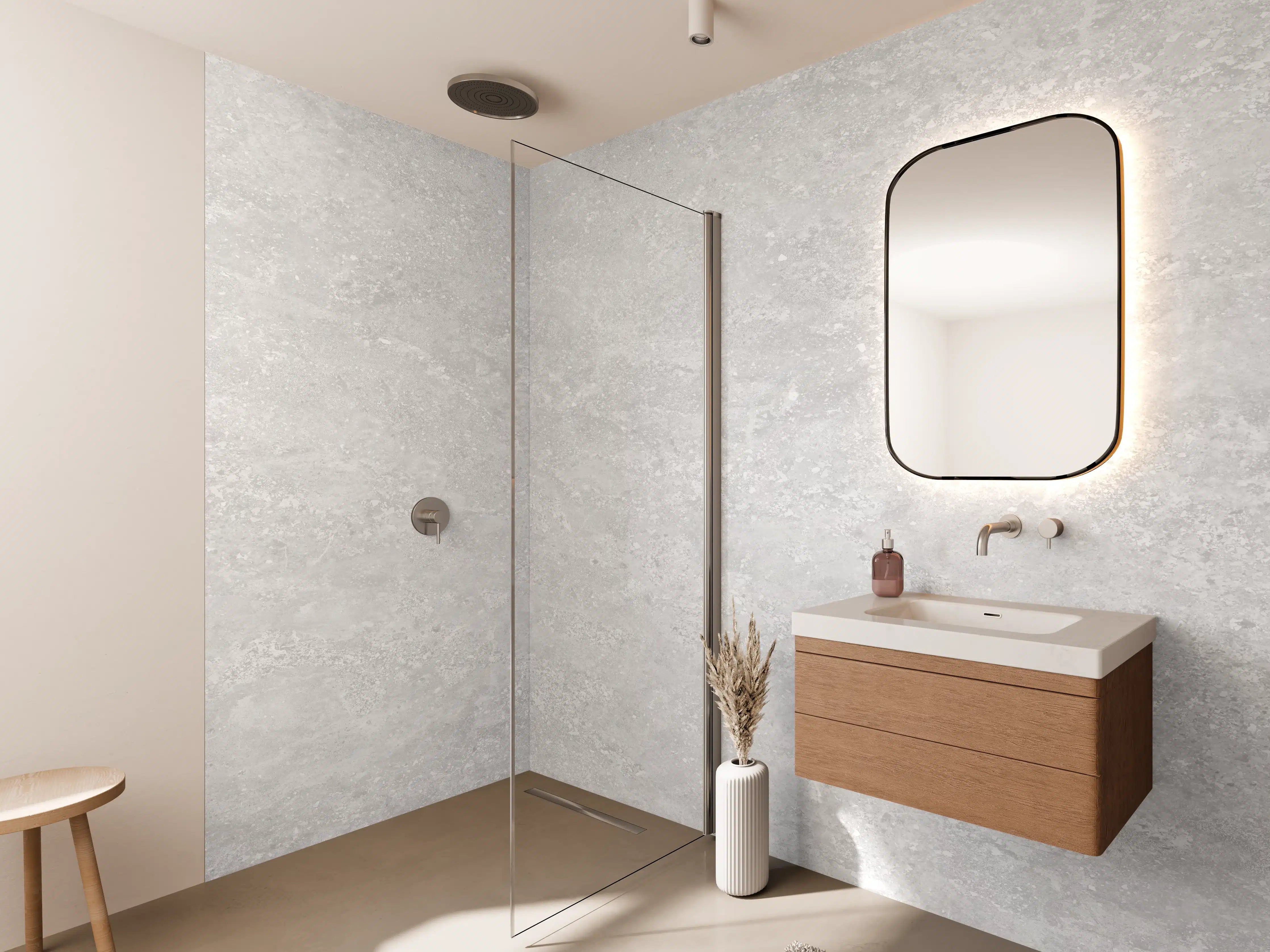 Wandverkleidung Bad - Weißer Hintergrund Marmor Wand Textur für Design Kunstwerk
