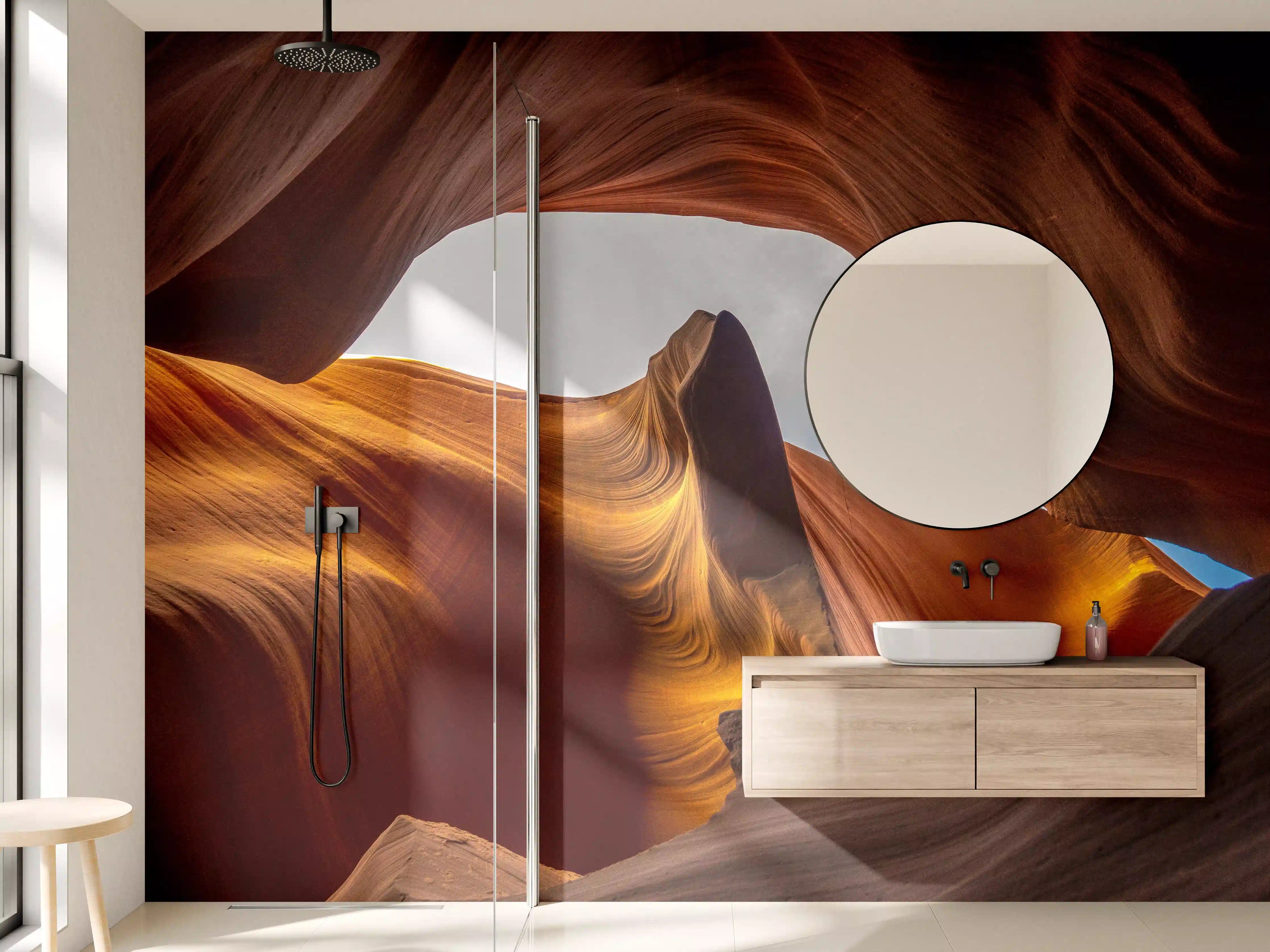 Wandverkleidung Bad - Wunderschöner Blick in den Antelope Canyon