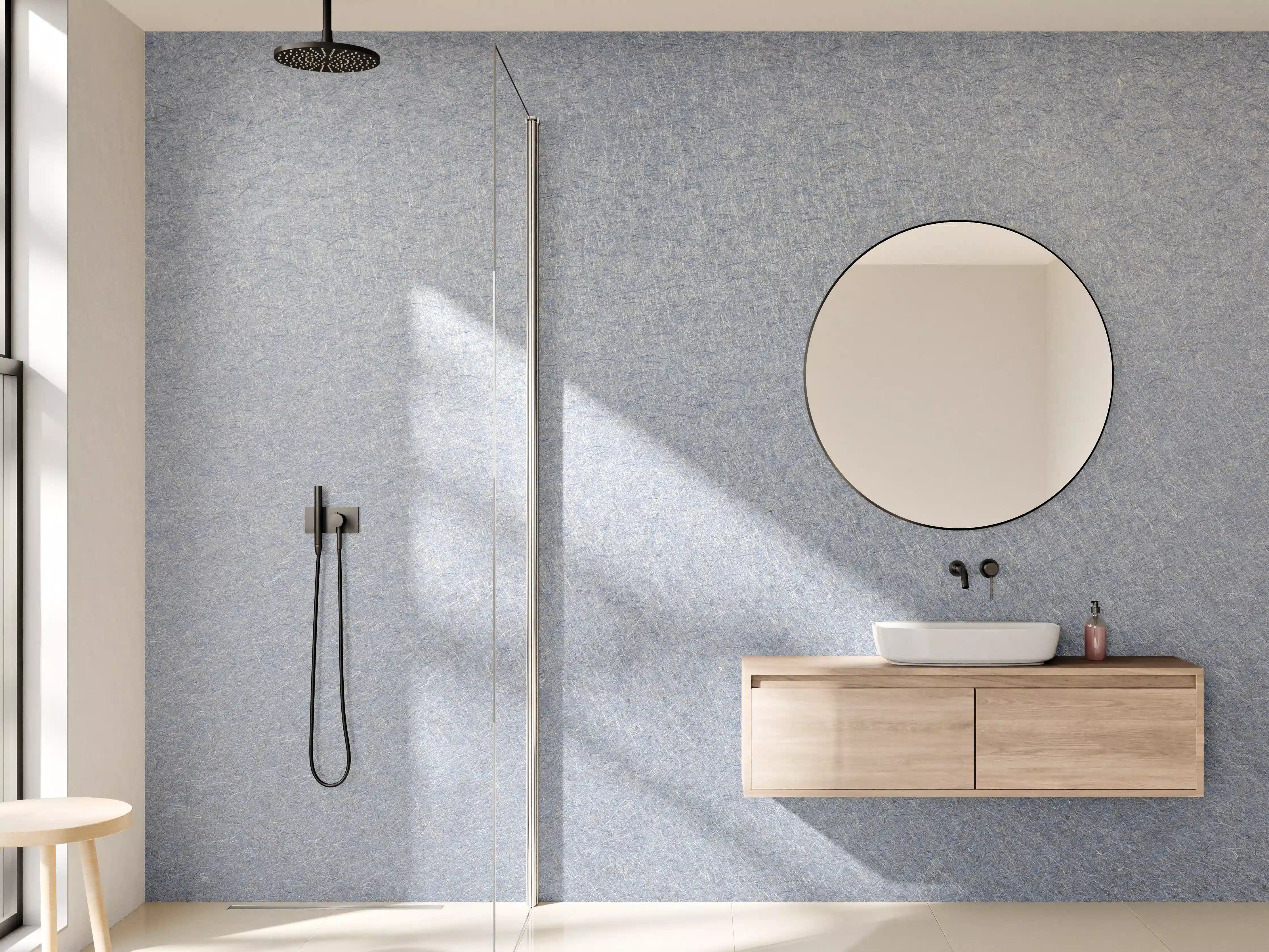 Wandverkleidung Bad - Zerkratzte metallische Oberfläche