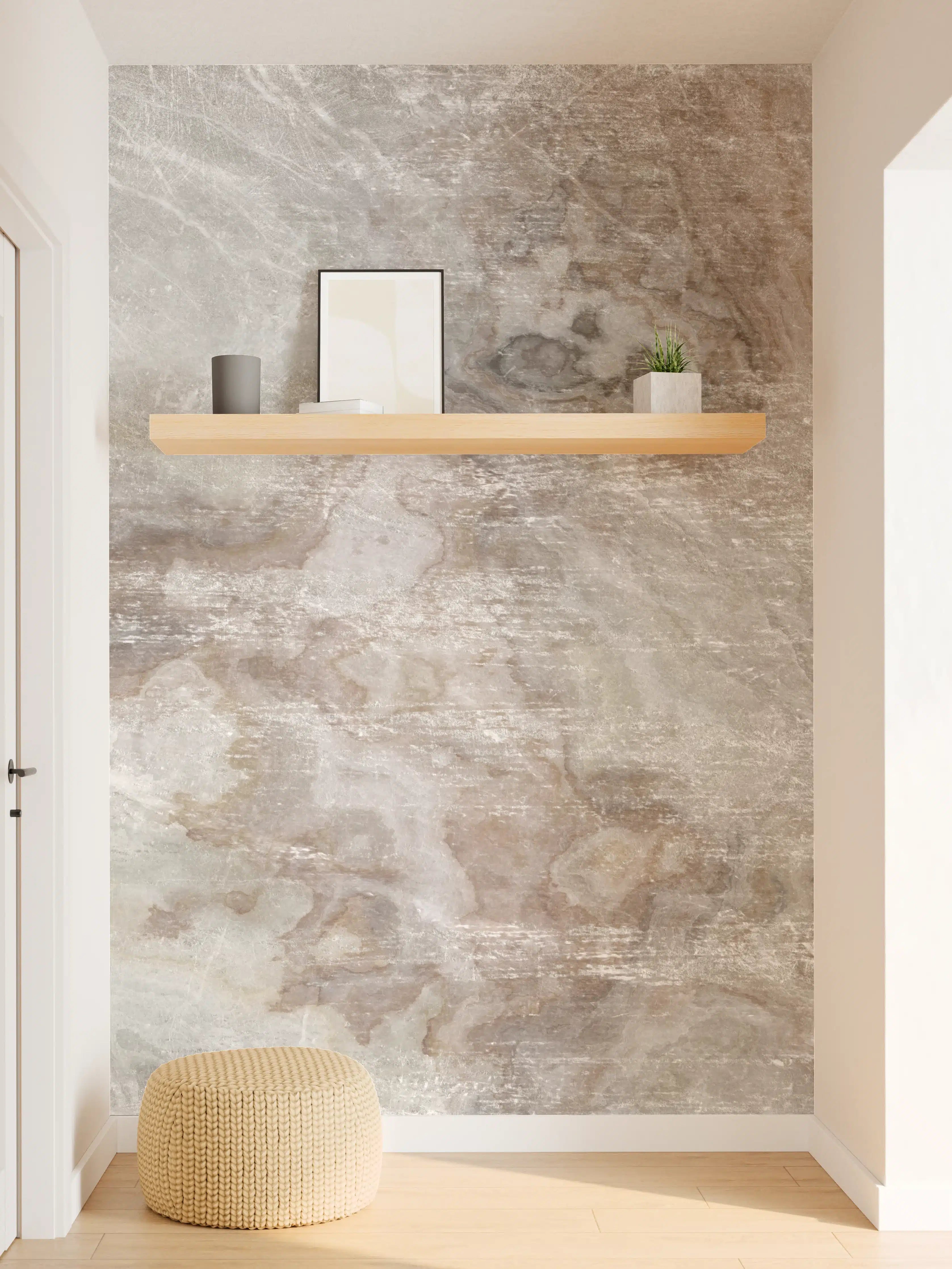 Wandverkleidung Flur - Abstrakte Marmor Stein Textur