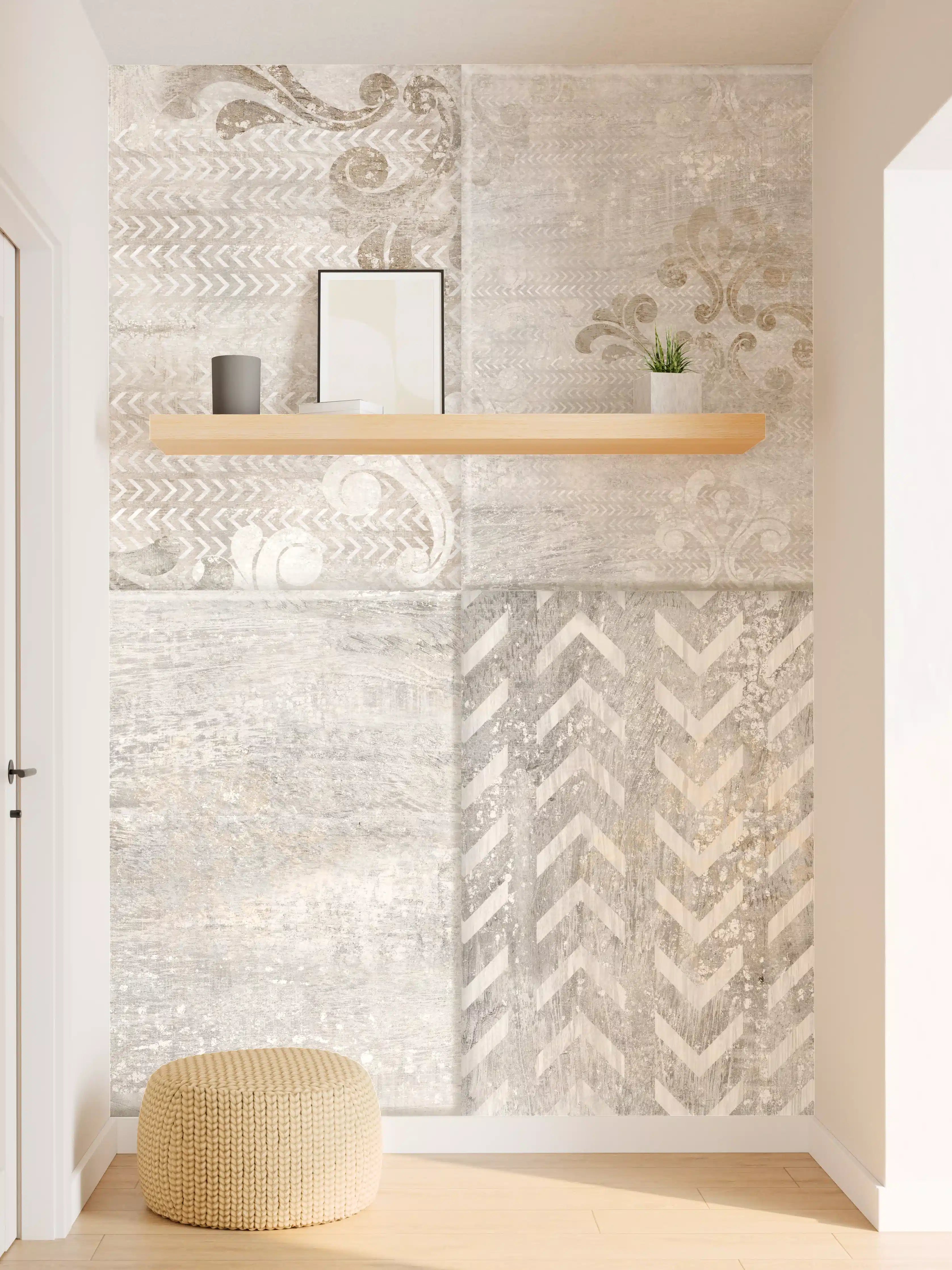 Wandverkleidung Flur - Abstrakter Mosaik Hintergrund