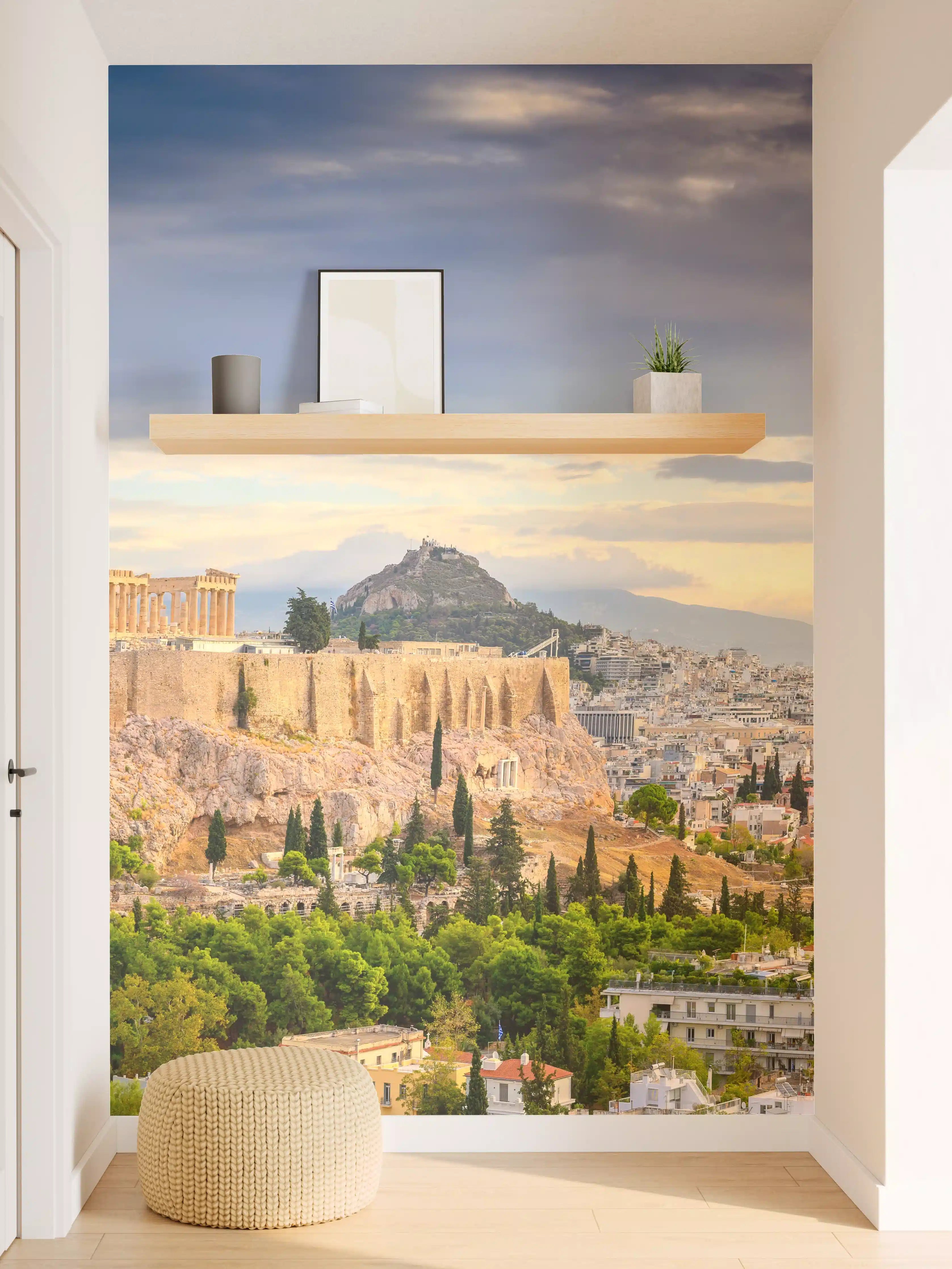 Wandverkleidung Flur - Akropolis Athen Panorama