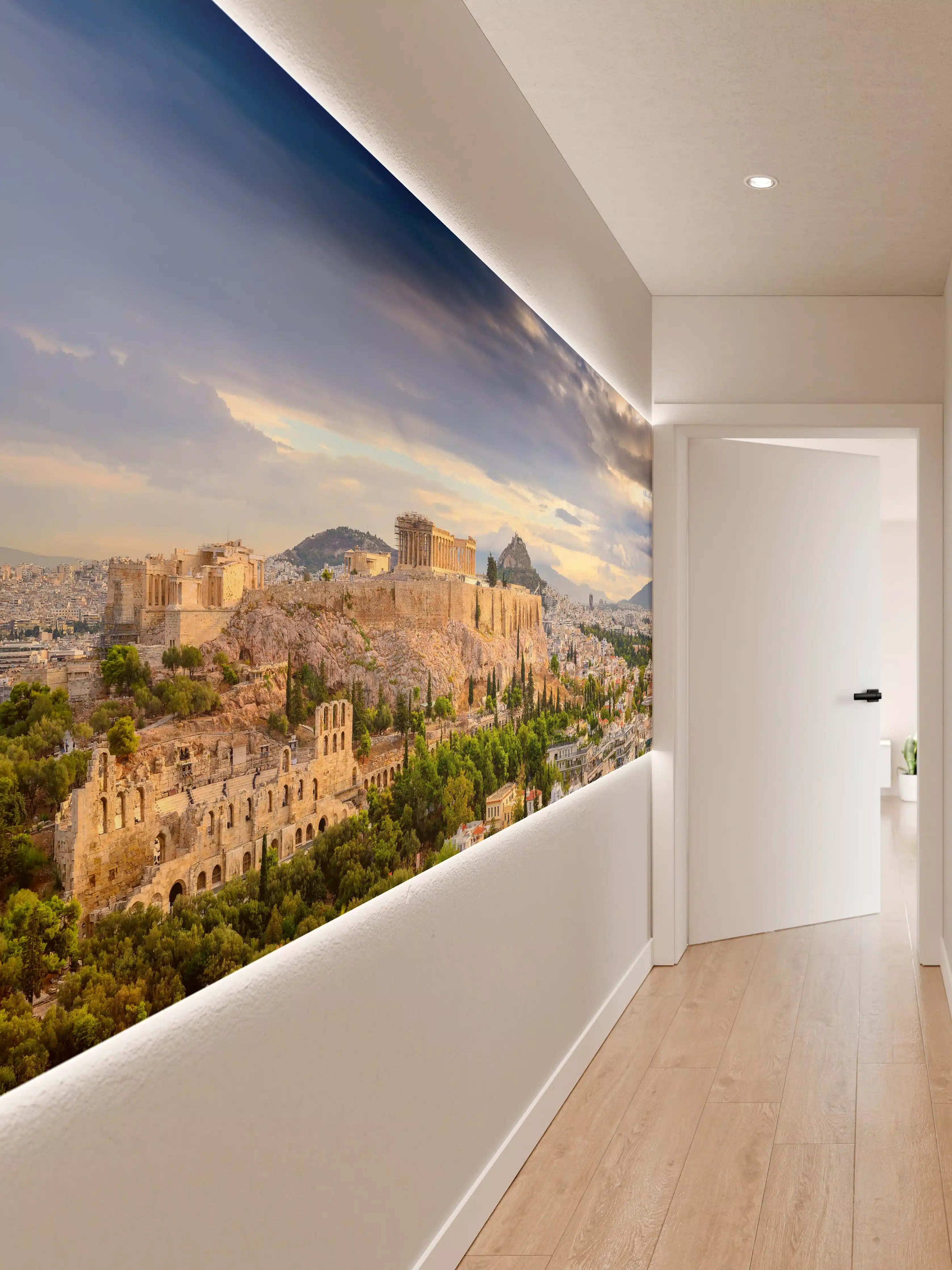 Wandverkleidung Flur - Akropolis Athen Panorama