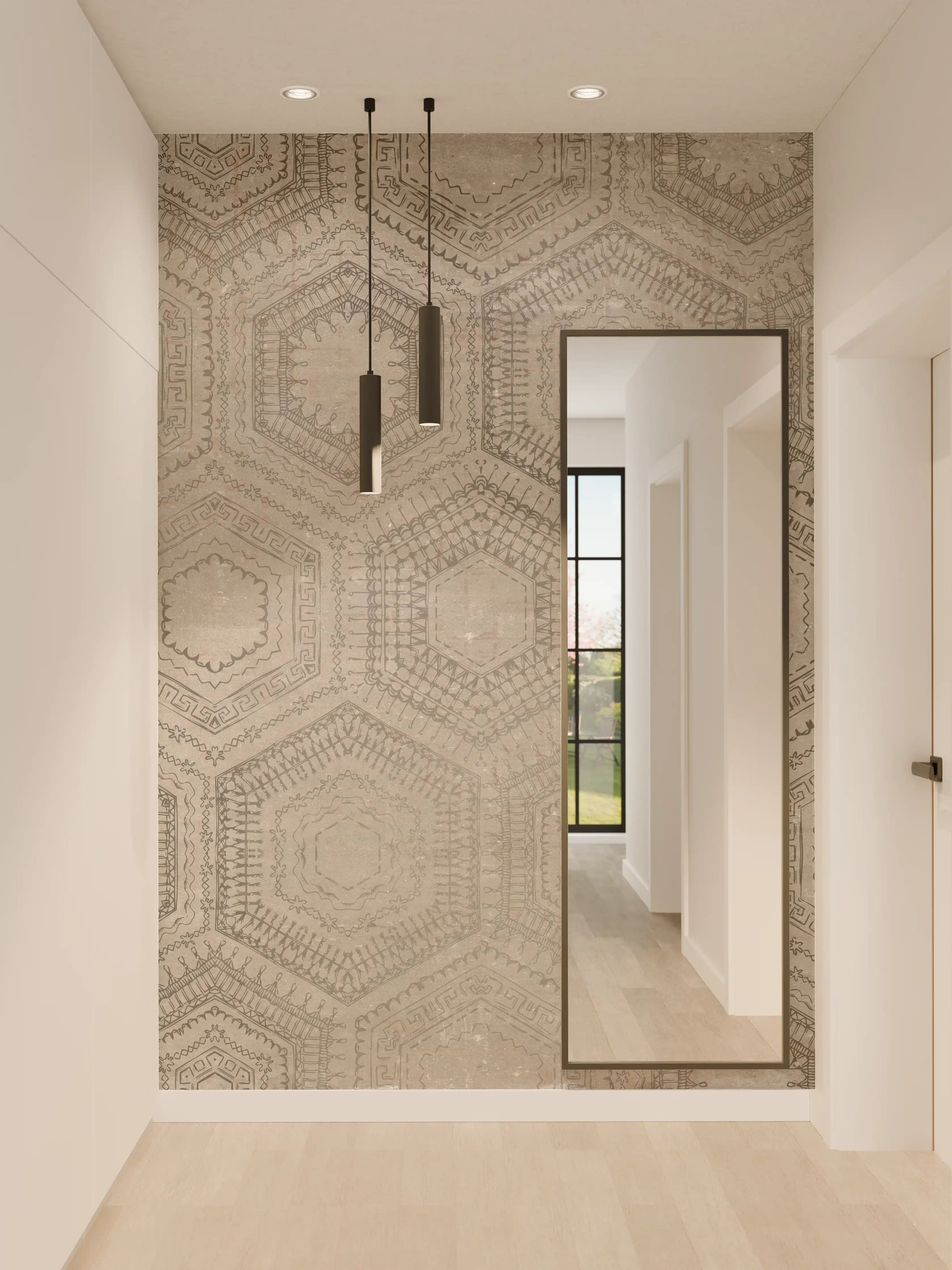 Wandverkleidung Flur - Alte Orientalische Mosaik