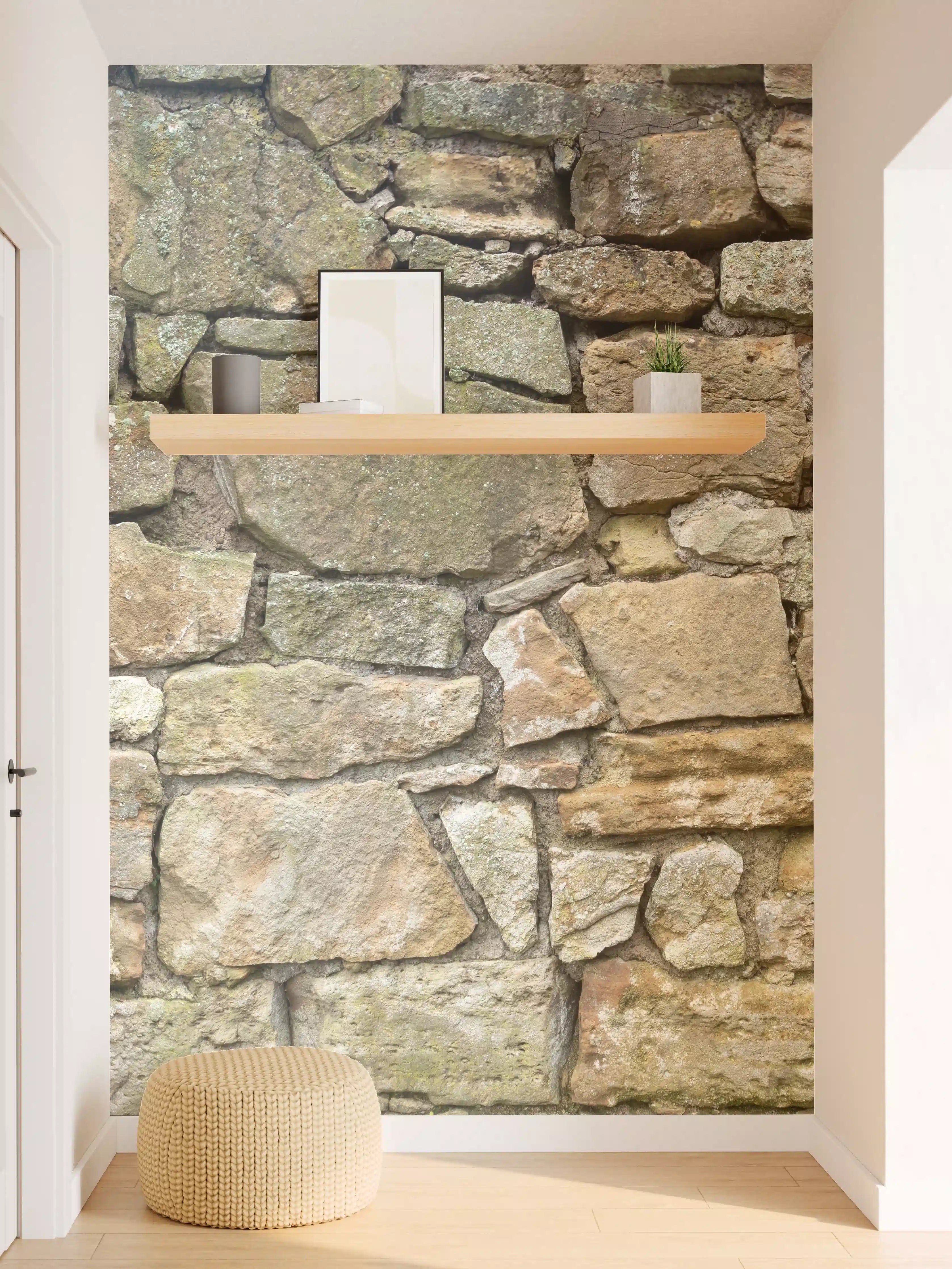 Wandverkleidung Flur - Altes Mauerwerk