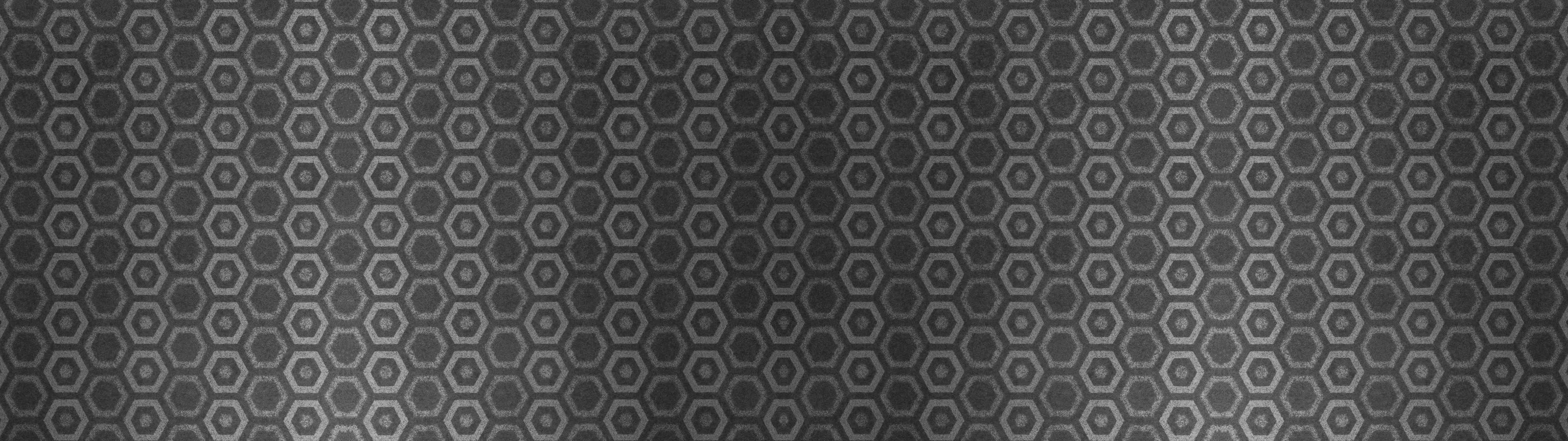 Wandverkleidung Flur-Anthrazit graue sechseckige Mustern