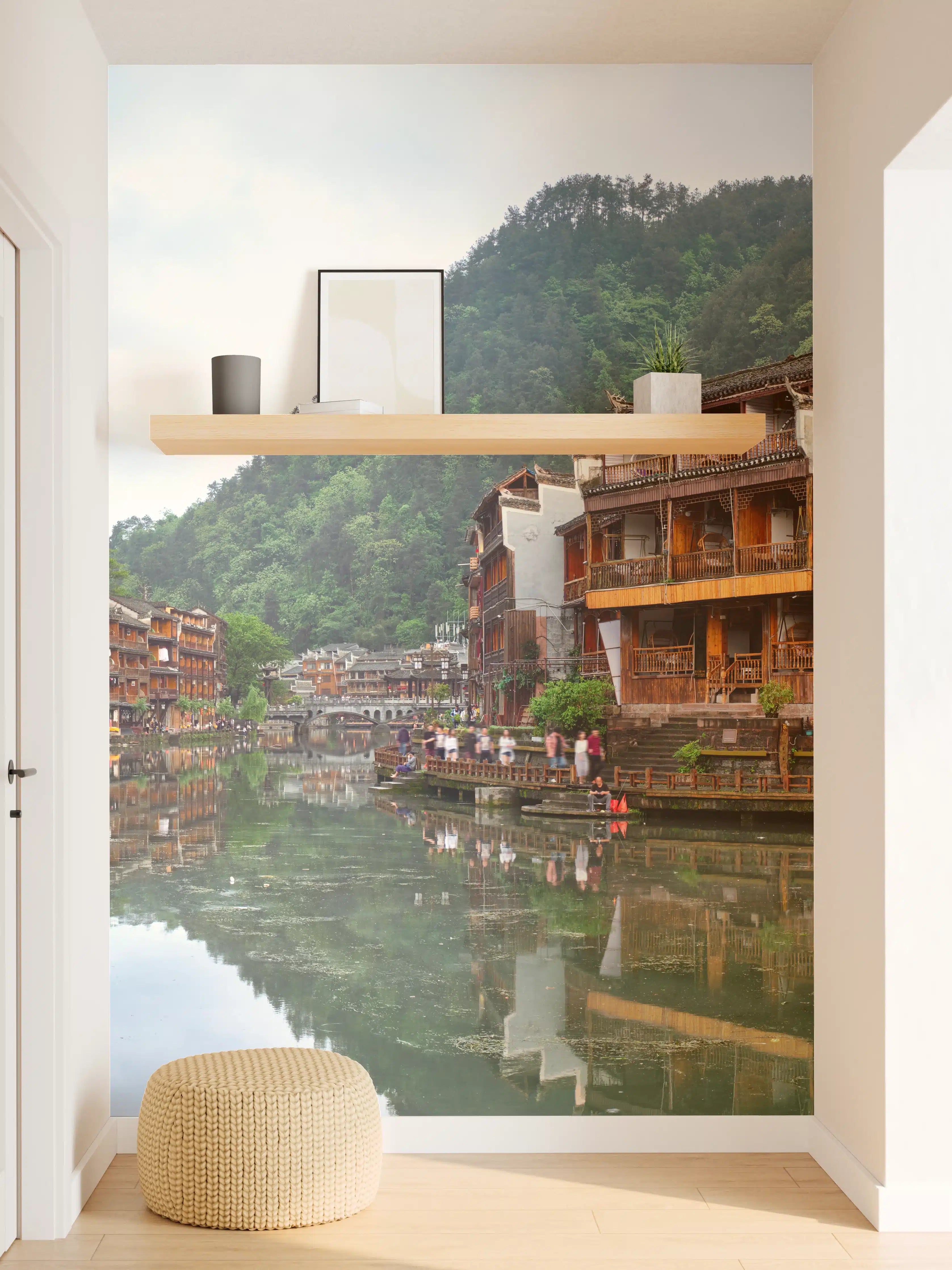 Wandverkleidung Flur - Antike Stadt Feng Huang
