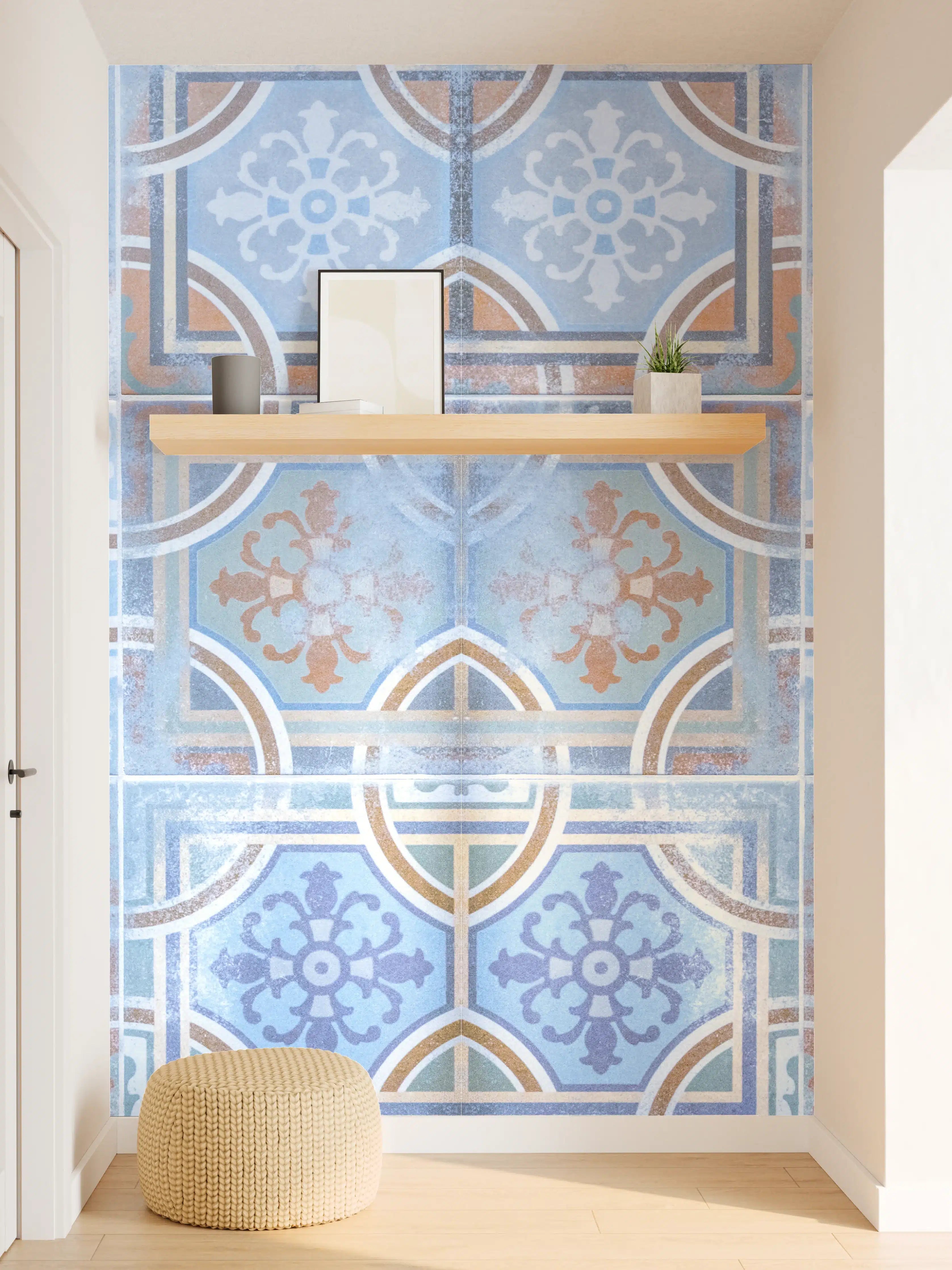 Wandverkleidung Flur - Arabische Fliesen Textur