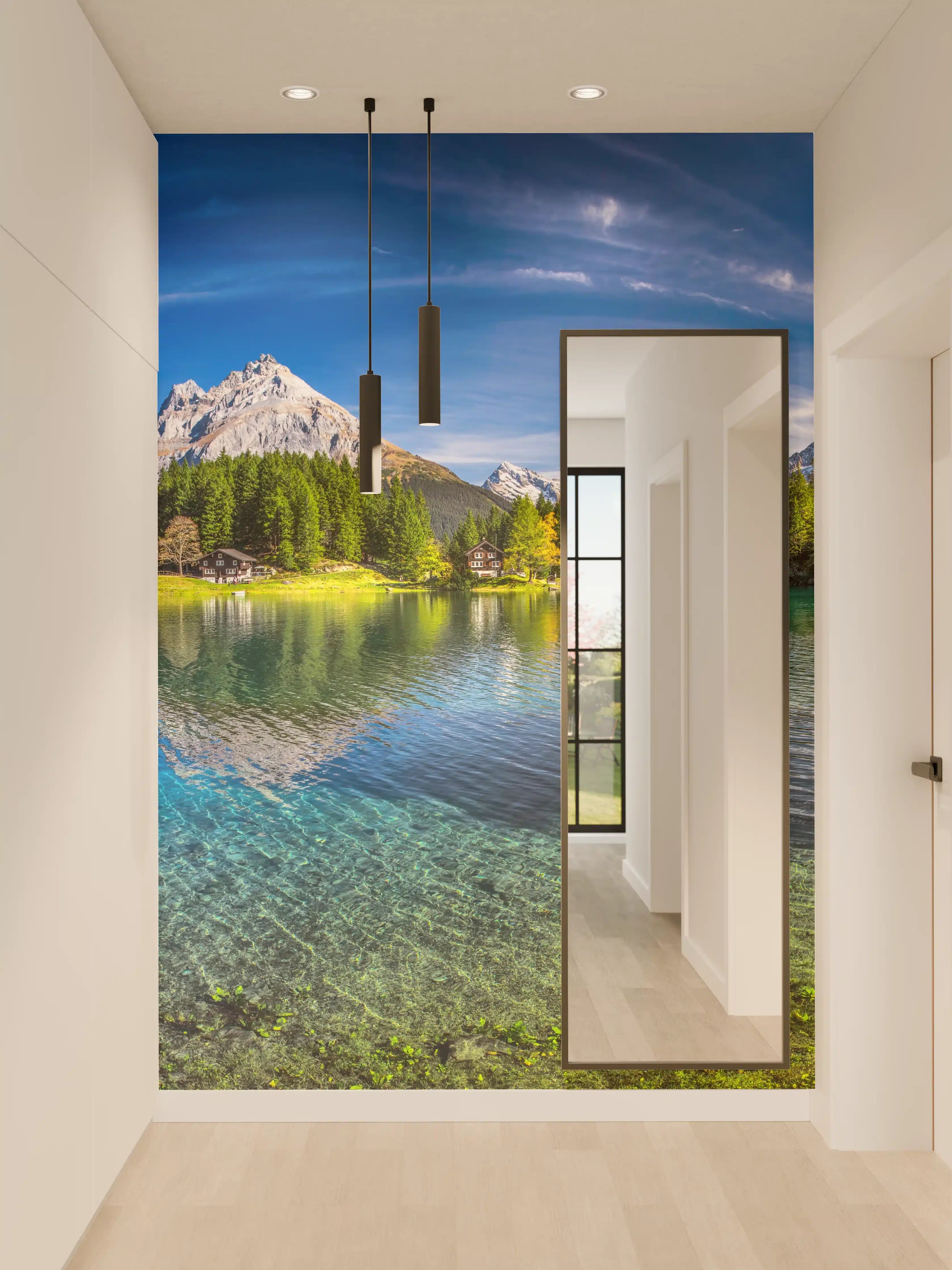 Wandverkleidung Flur - Arnisee in schweizer Alpen