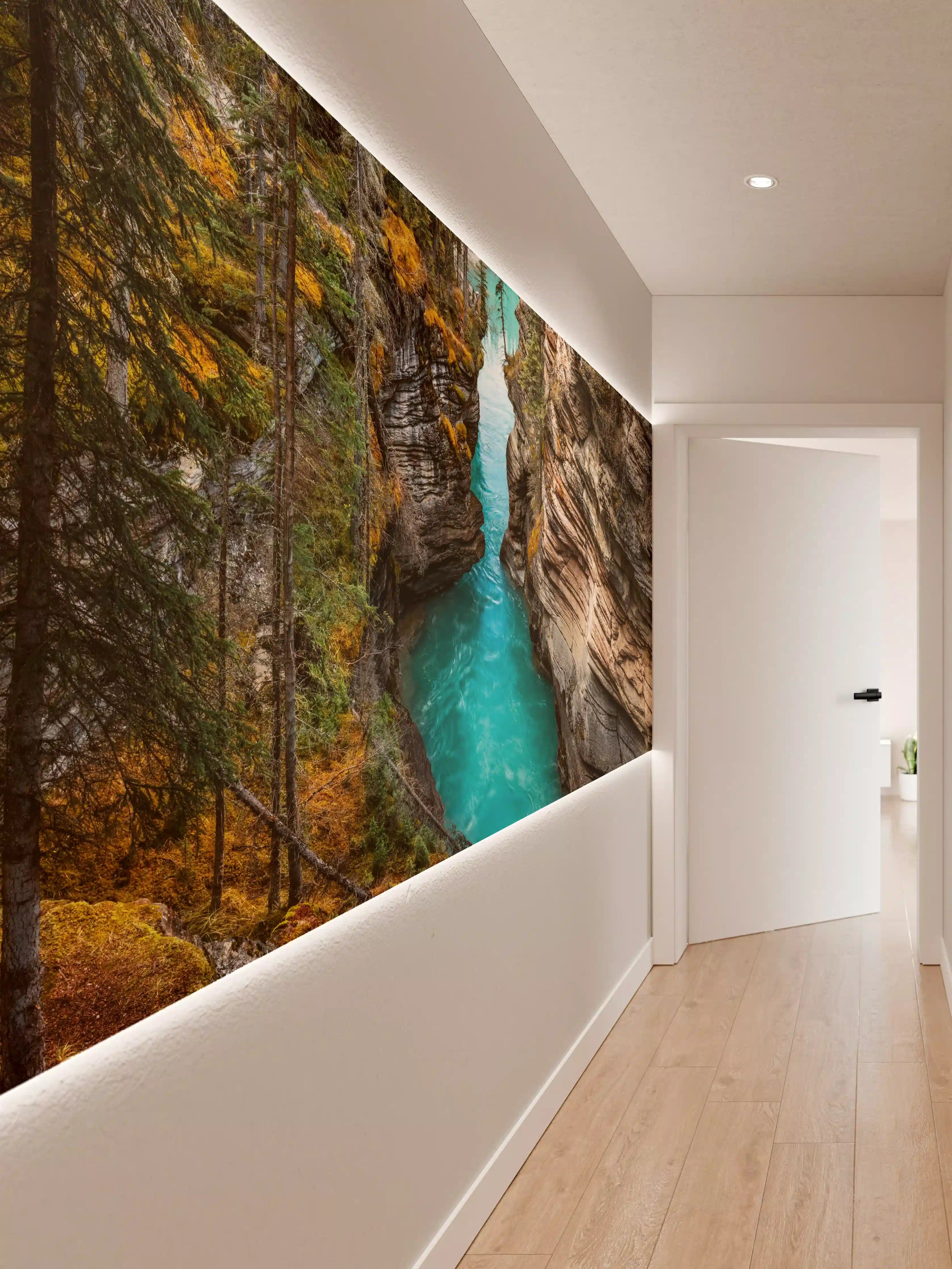 Wandverkleidung Flur - Athabasca Wasserfälle - Kanada