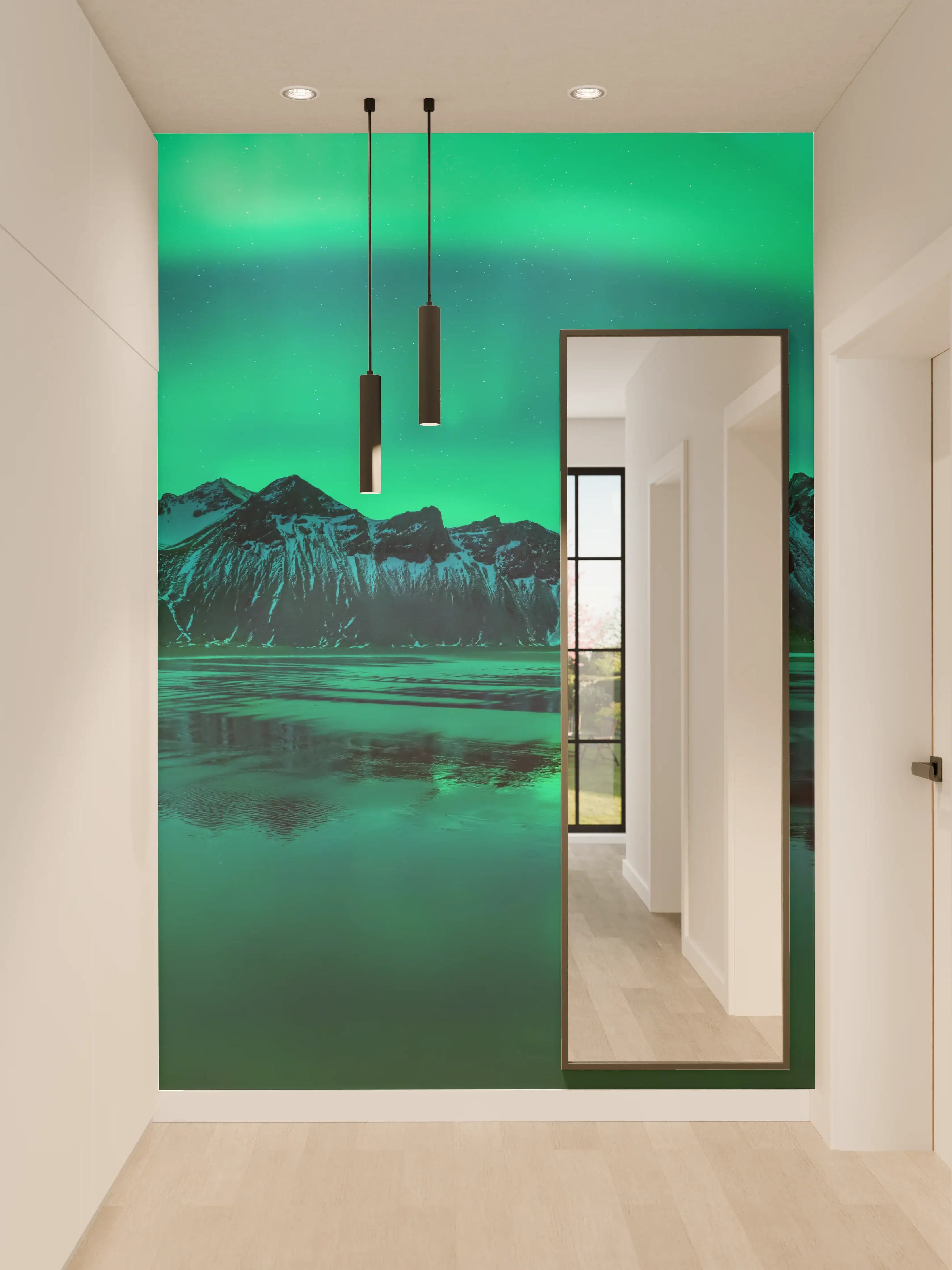 Wandverkleidung Flur - Aurora Stokksnes - Island