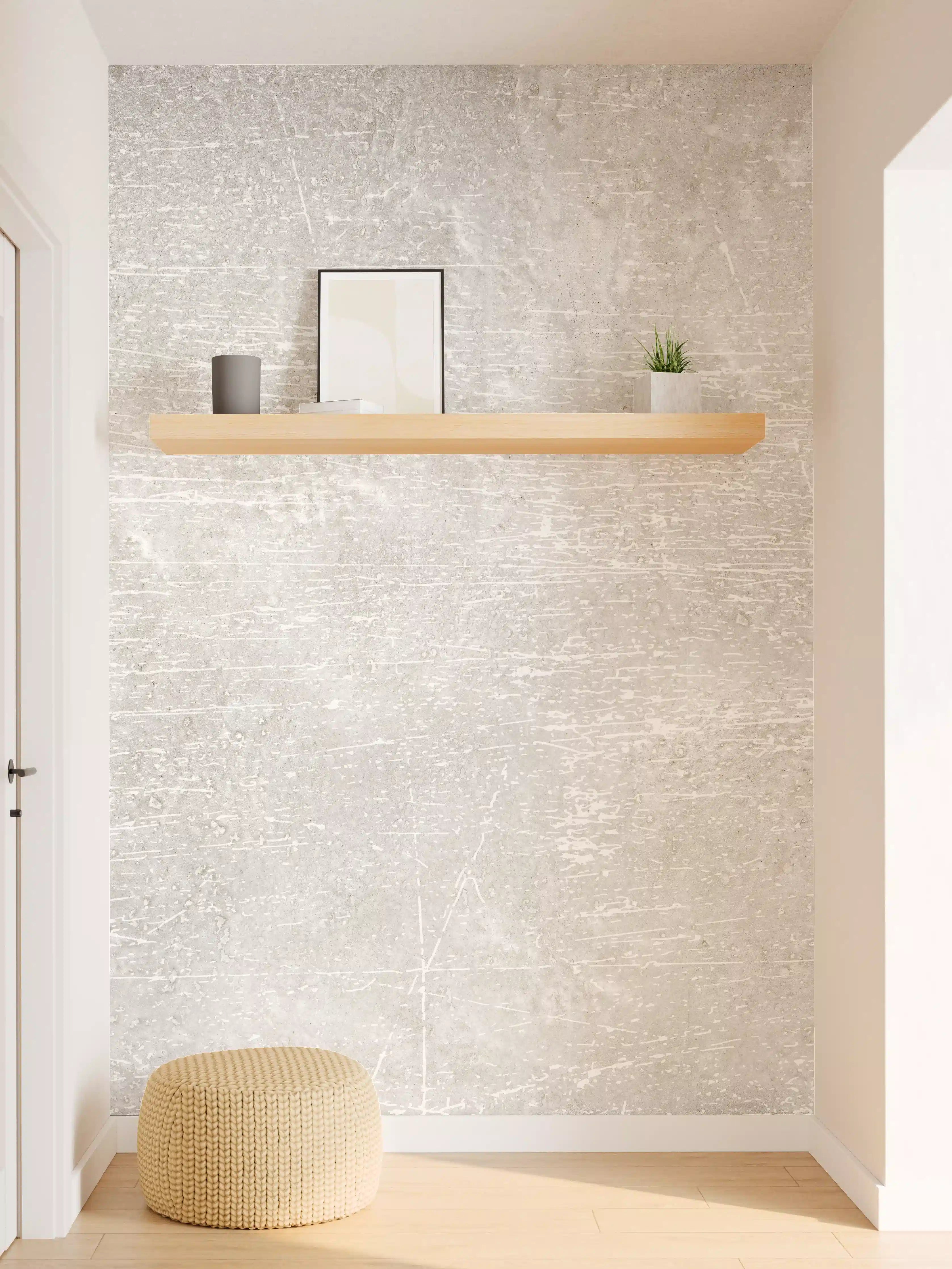 Wandverkleidung Flur - Blanker Zement Hintergrund