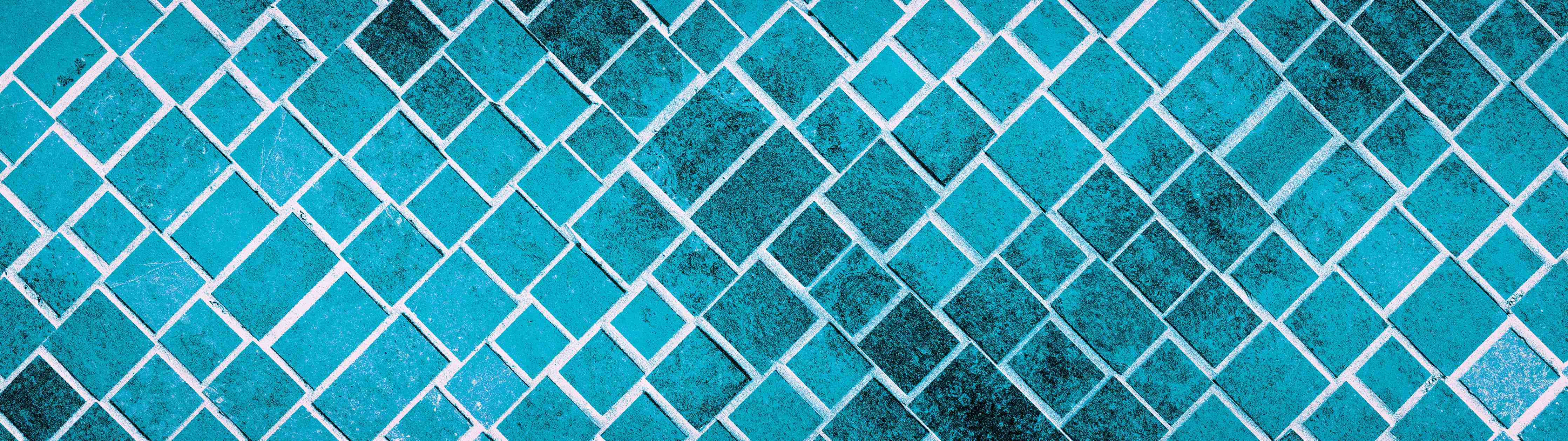 Wandverkleidung Flur-Blaue Fliesenmuster - Modernes Design