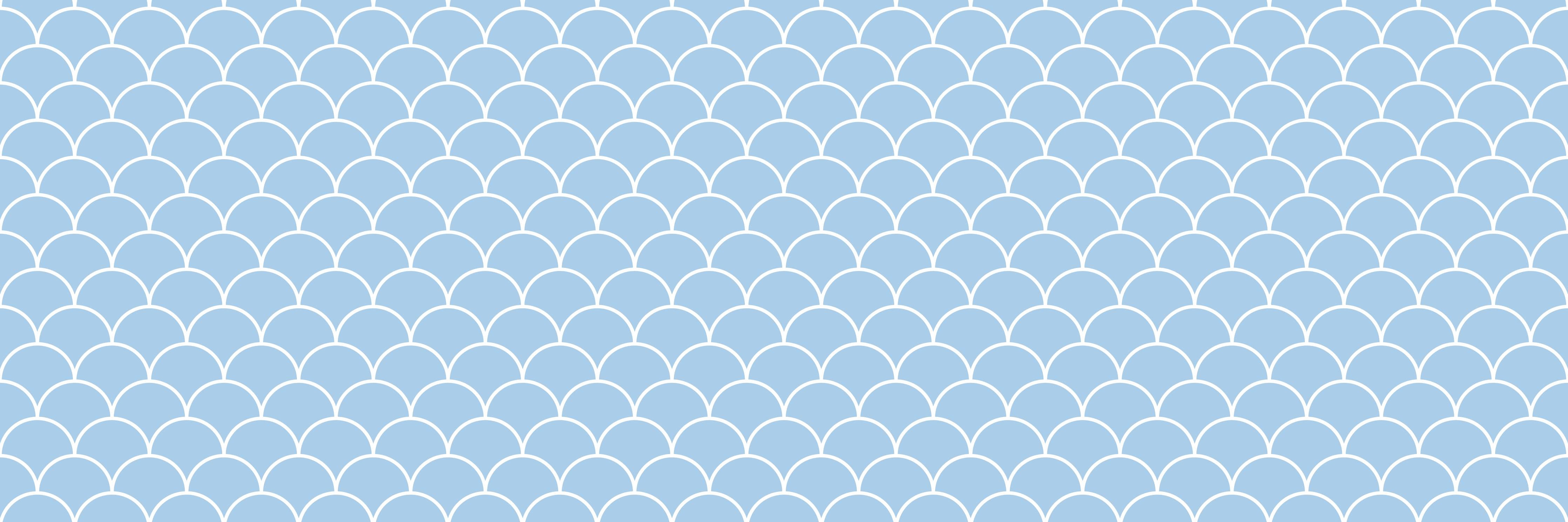 Wandverkleidung Flur-Blaues Meeresmuster mit Fischschuppen-Design