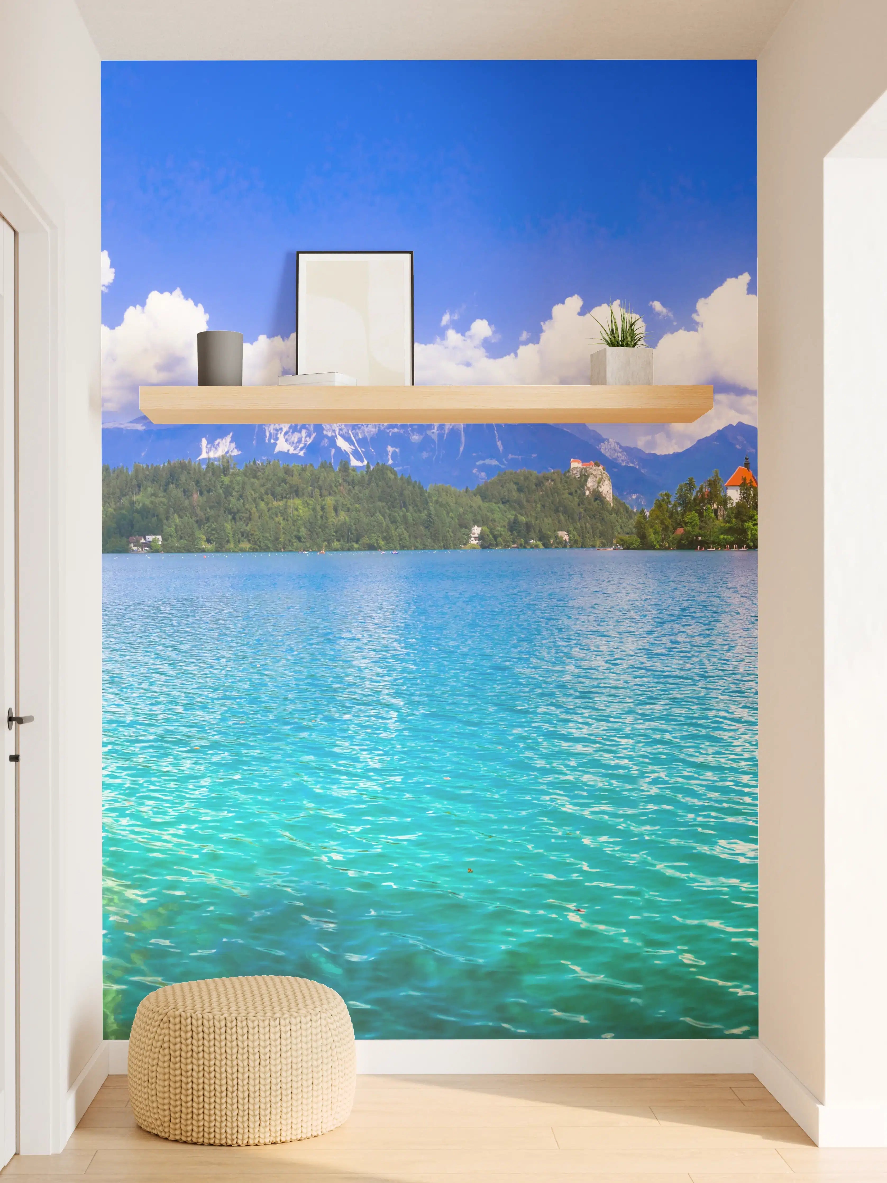 Wandverkleidung Flur - Bleder See in Slowenien 1