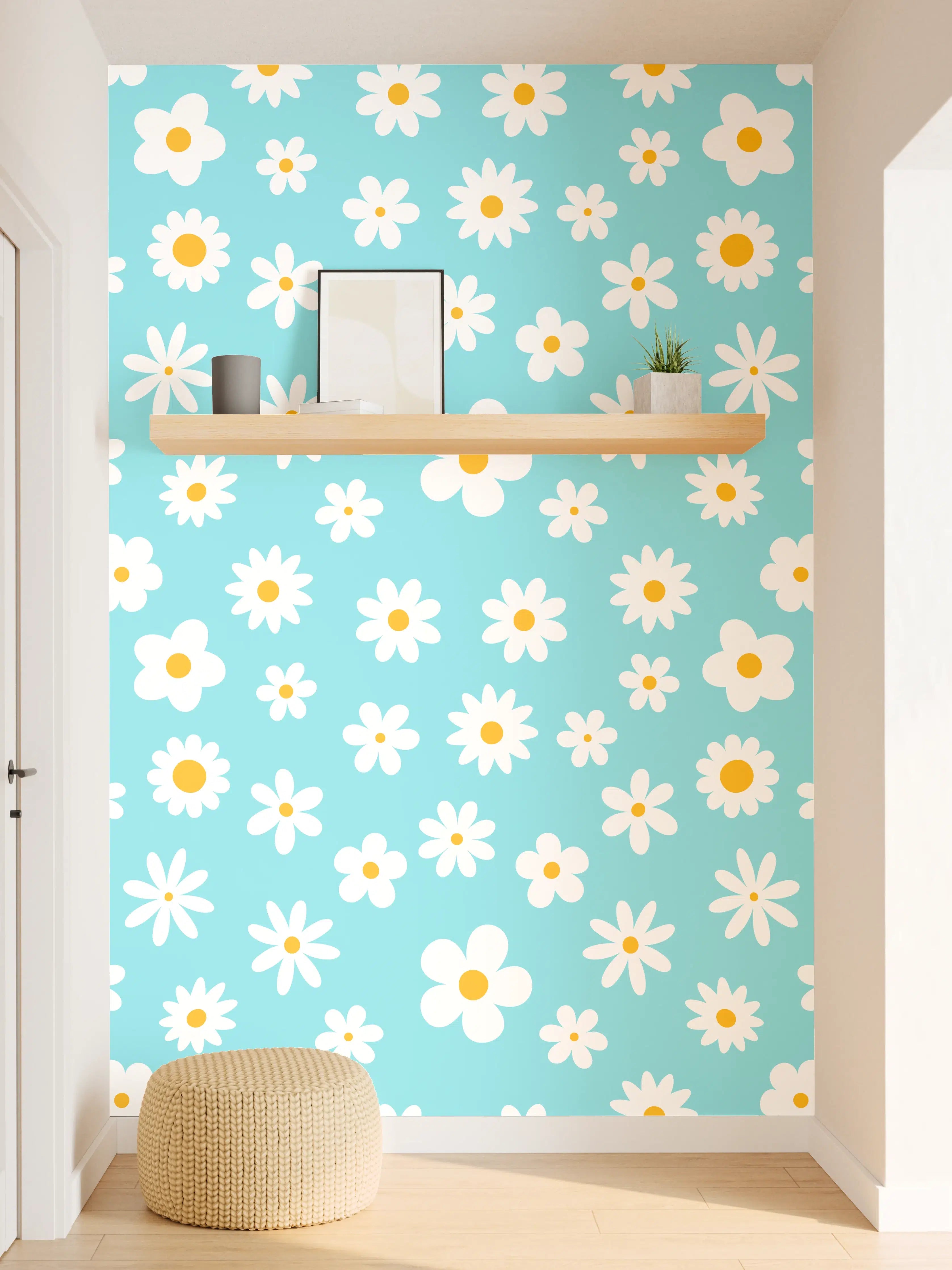 Wandverkleidung Flur - Blumendesign mit Frühlingsgefühlen