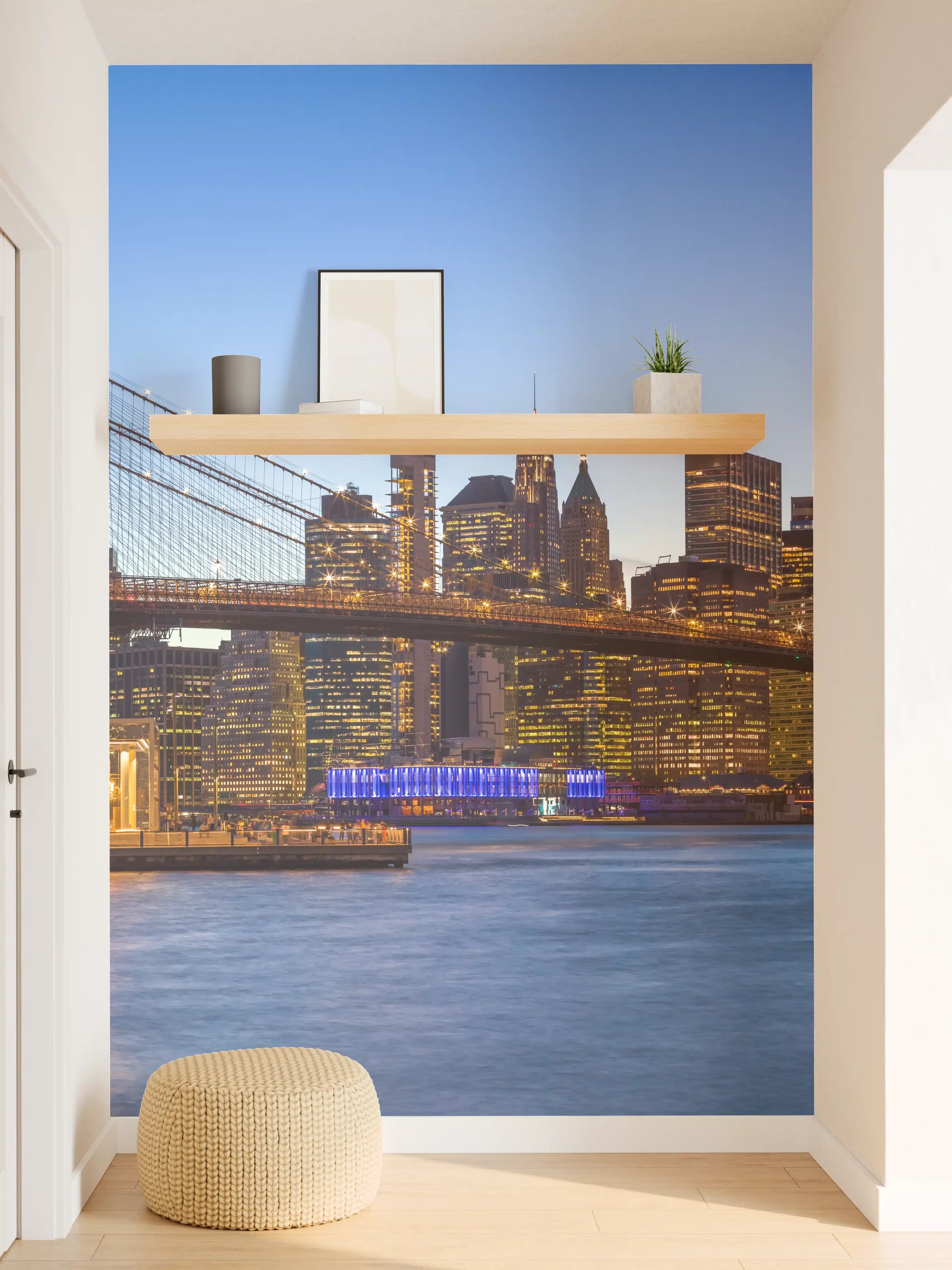 Wandverkleidung Flur - Brooklyn Bridge - New York City