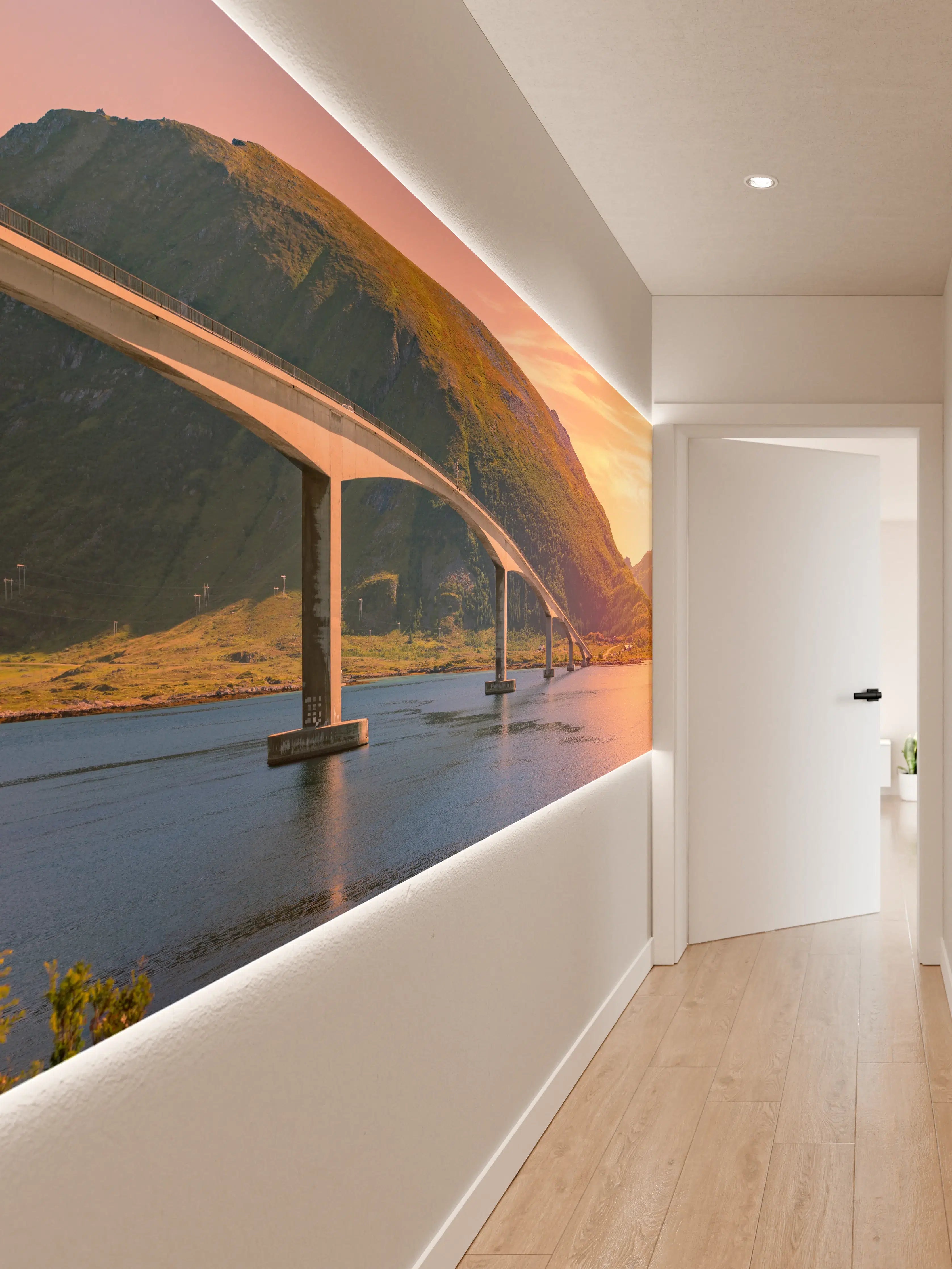 Wandverkleidung Flur - Brückenstraße in Norwegen