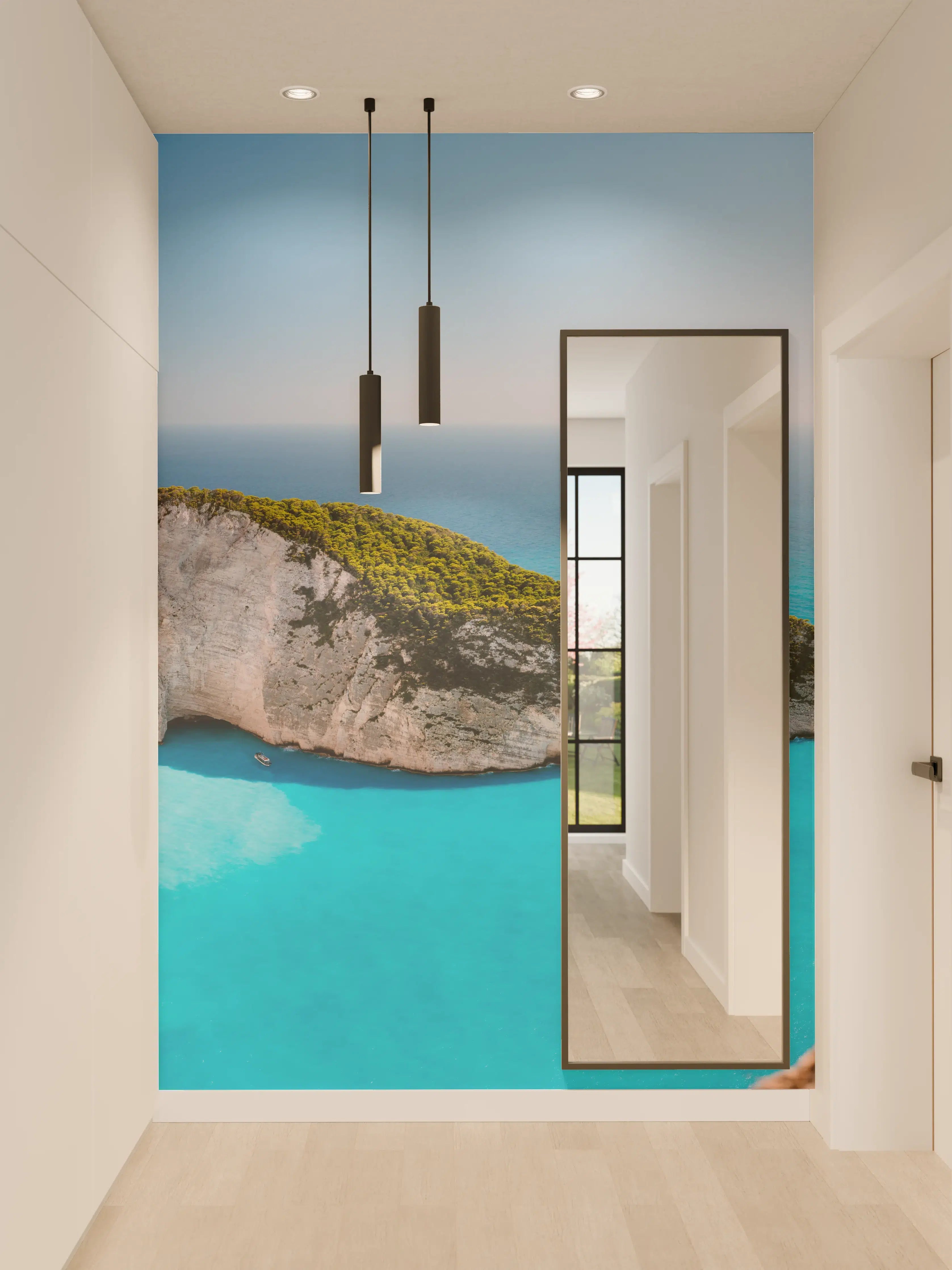Wandverkleidung Flur - Der Strand von Navagio - Griechenland