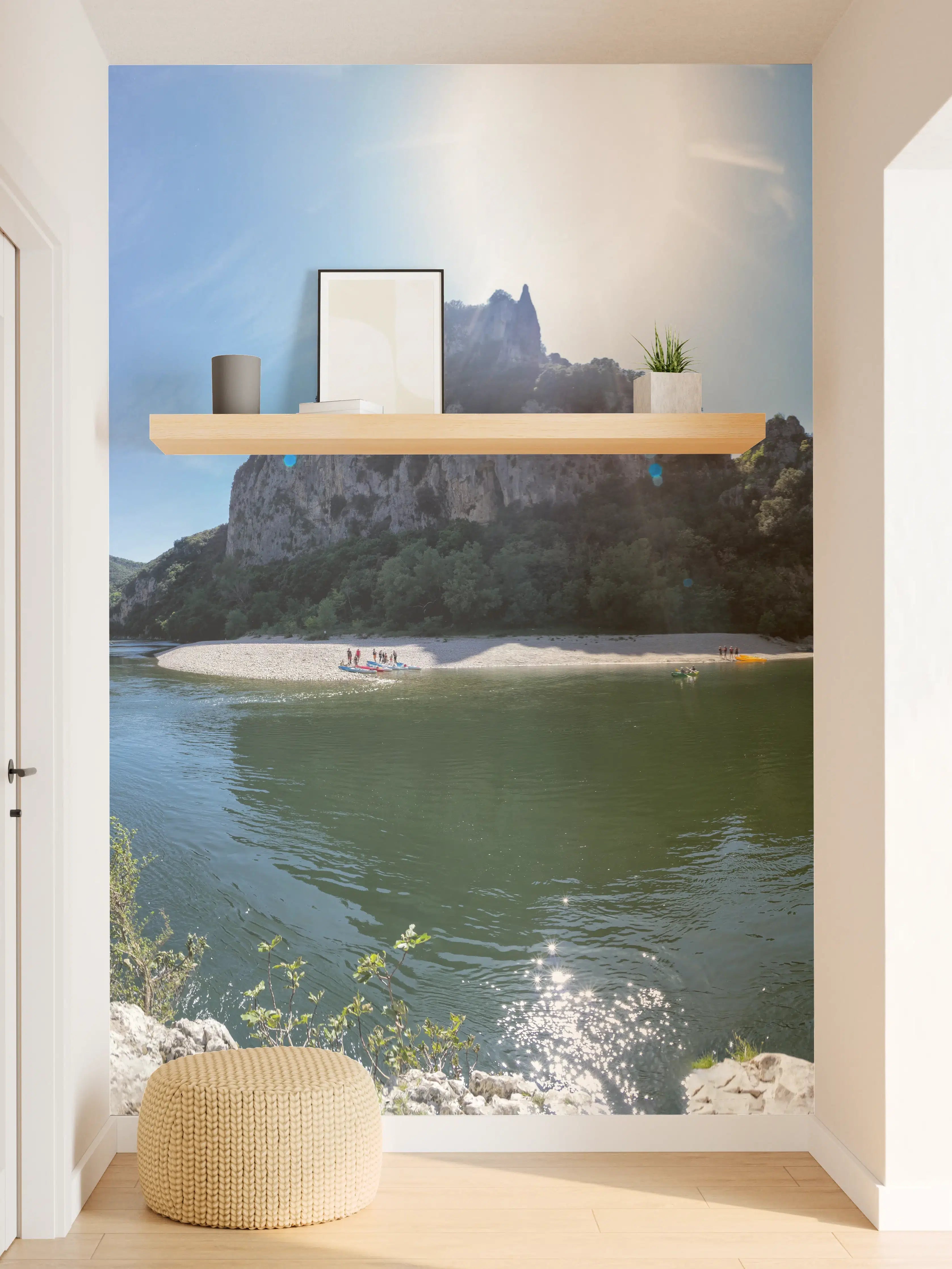 Wandverkleidung Flur - Die Schluchten der Ardèche - Frankreich