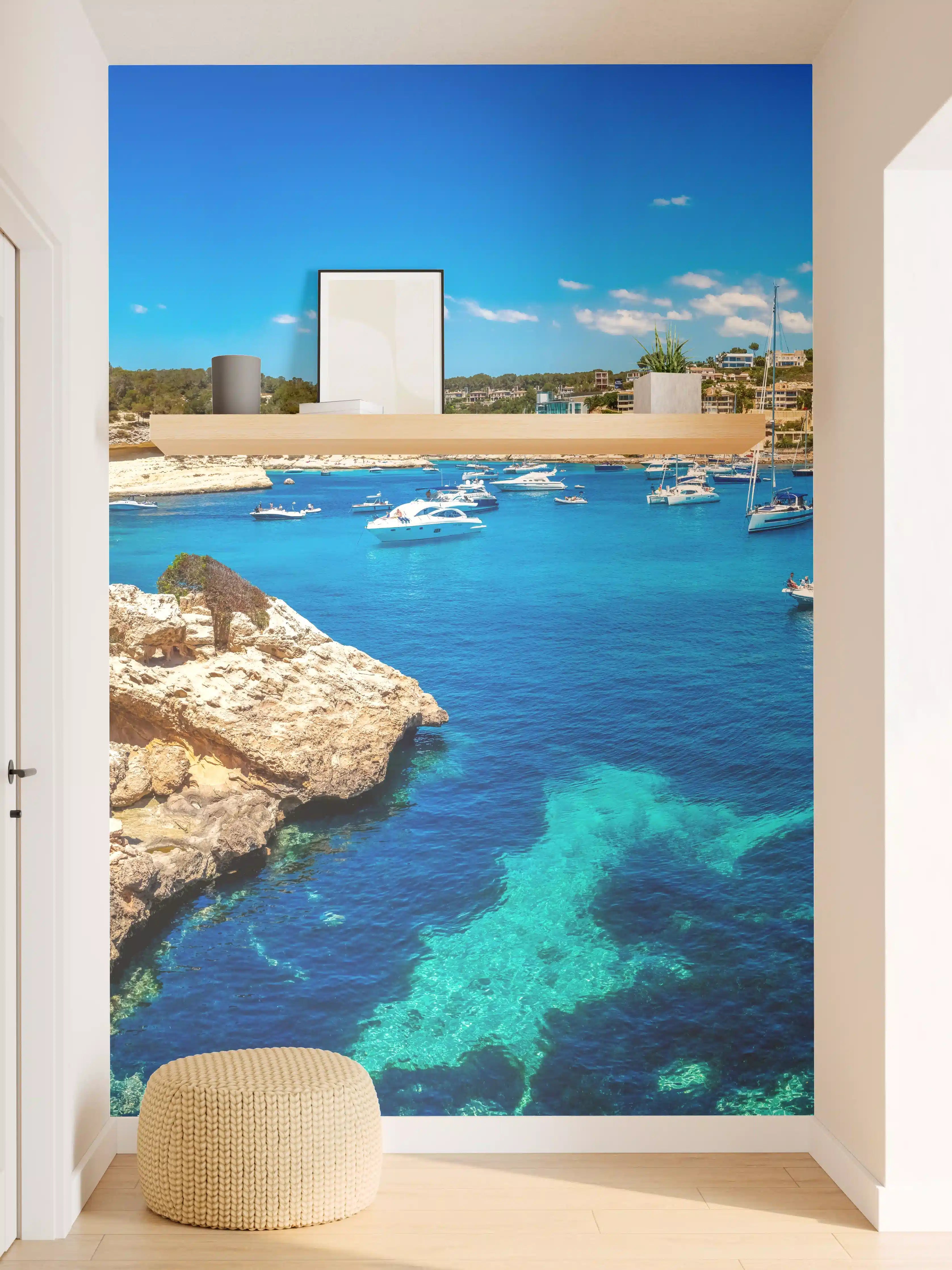 Wandverkleidung Flur - Drei Finger Bucht (Mallorca)
