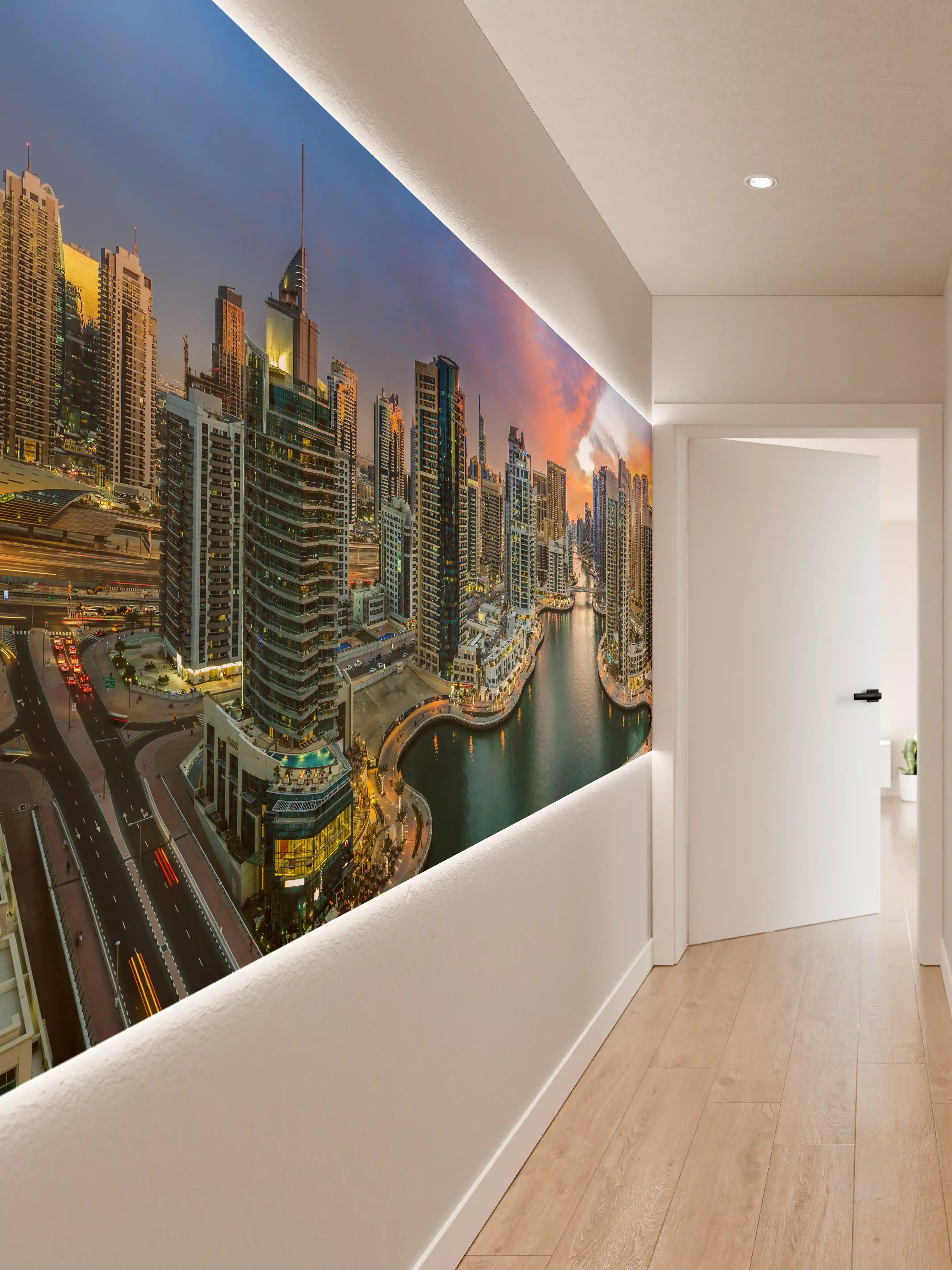 Wandverkleidung Flur - Dubai Yachthafen