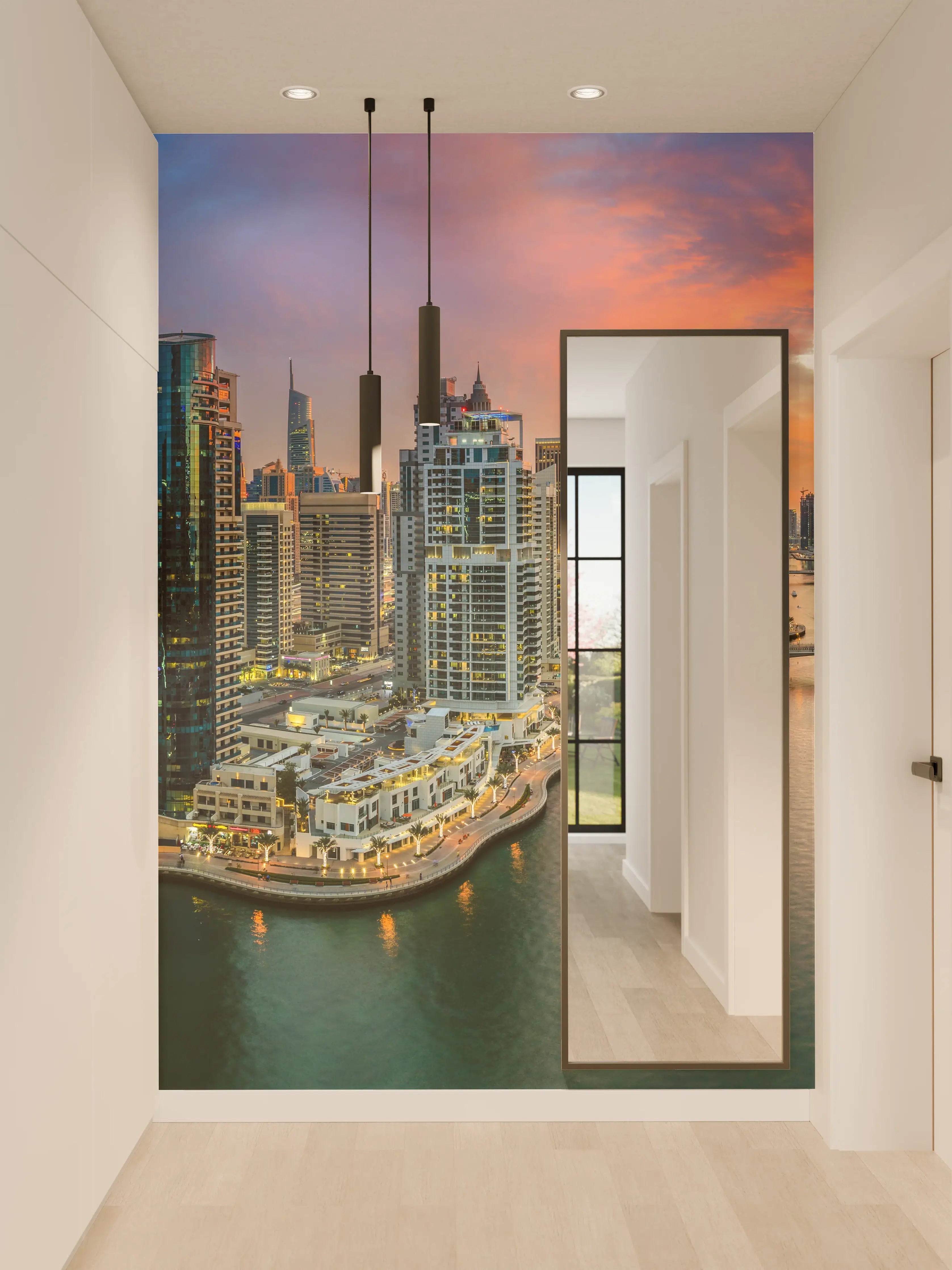Wandverkleidung Flur - Dubai Yachthafen