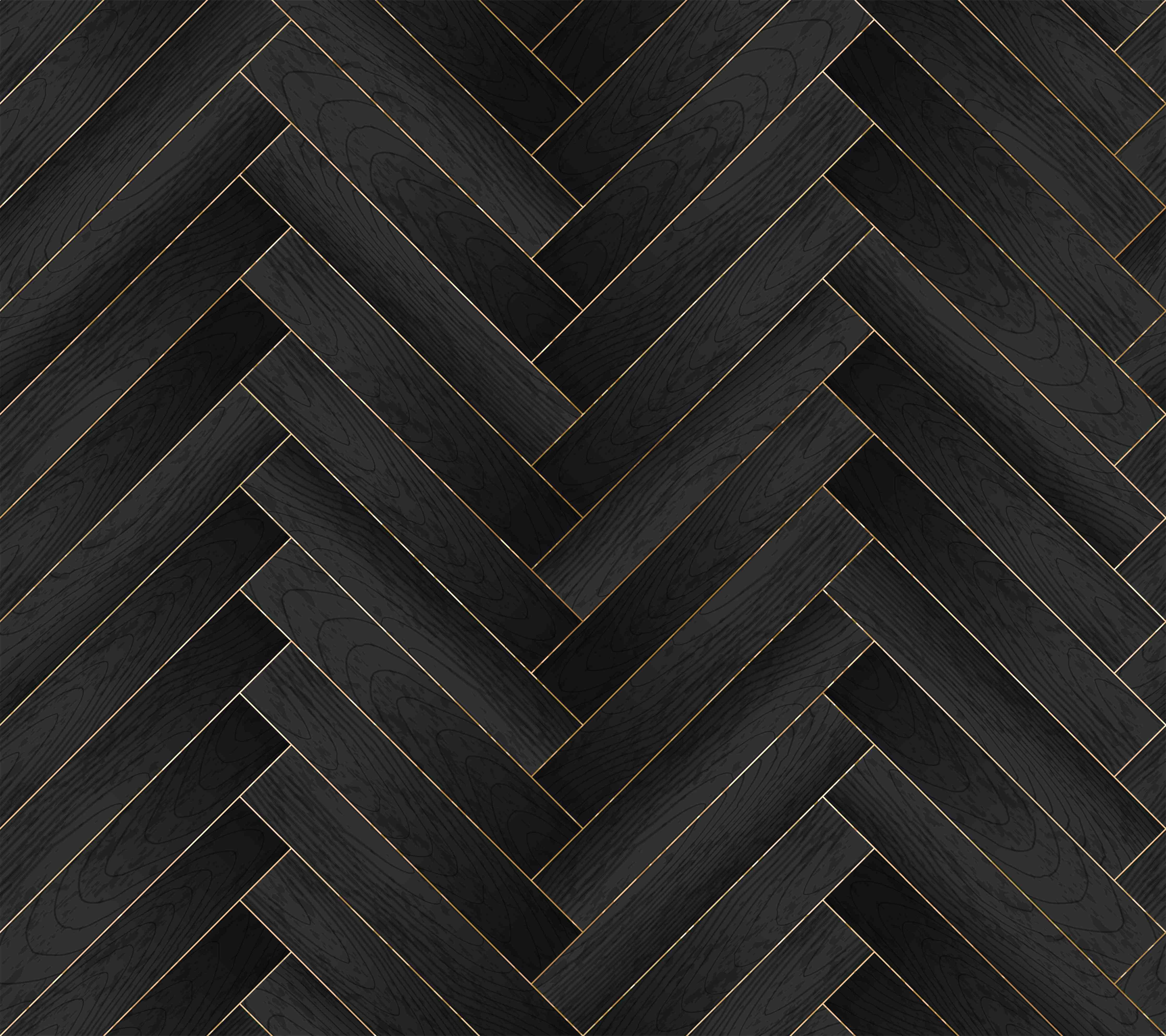Wandverkleidung Flur-Dunkle Herringbone Parkett