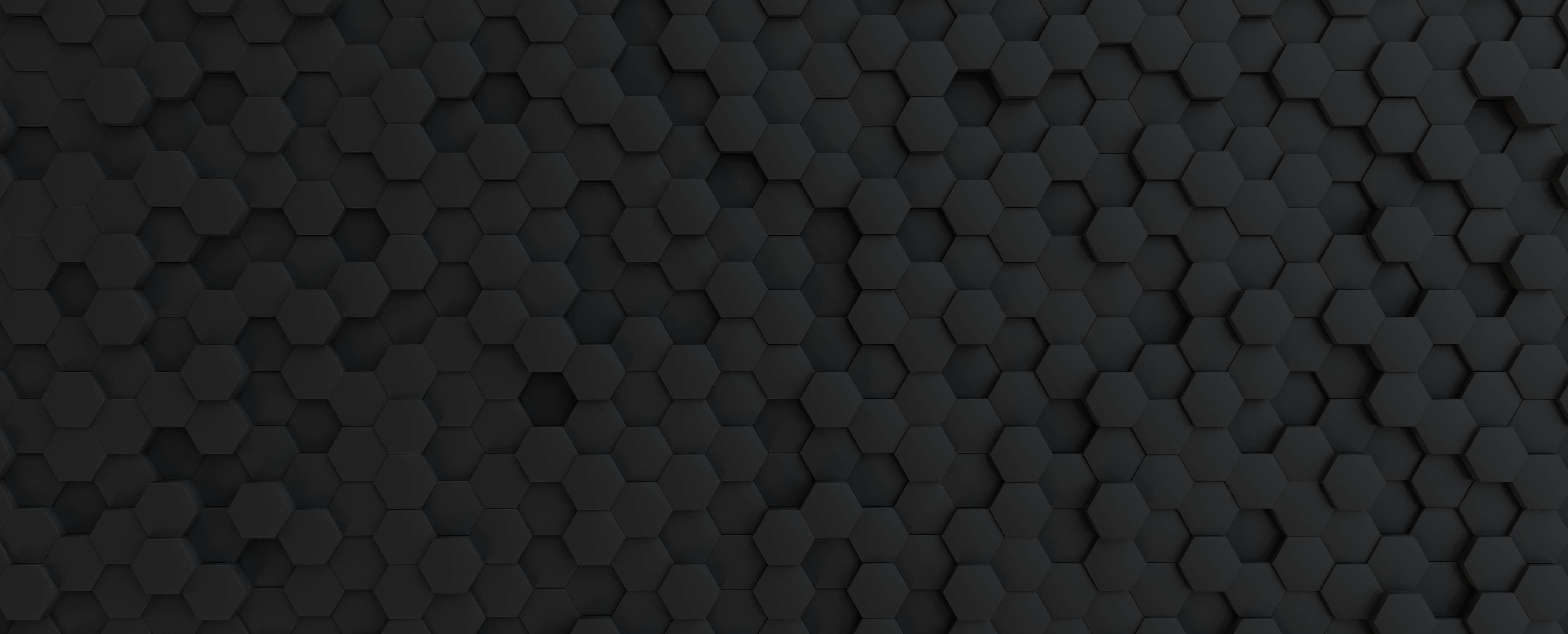 Wandverkleidung Flur-Dunkles Hexagon-Muster Wanddekoration