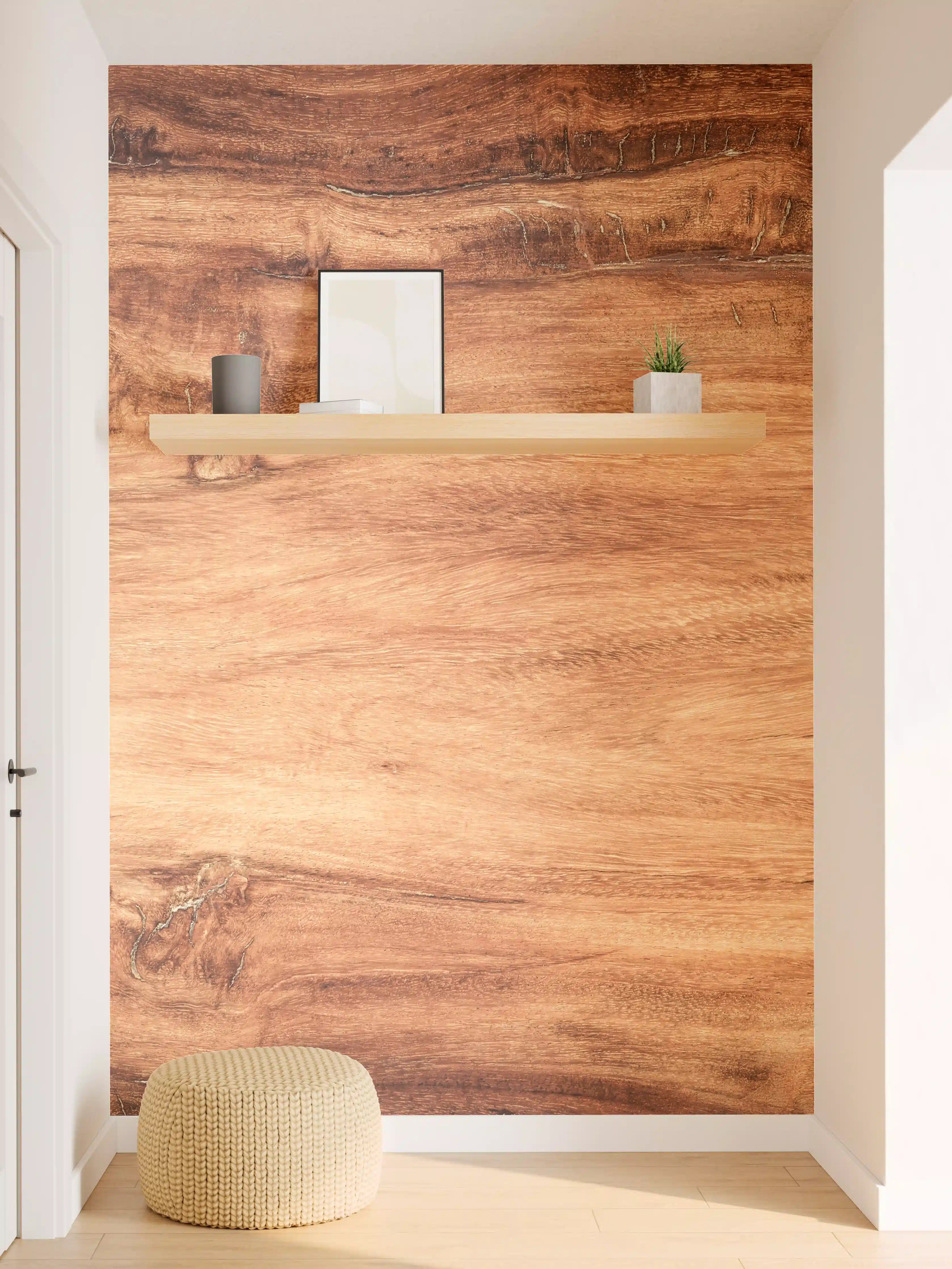 Wandverkleidung Flur - Edle Grautöne in Holzoptik für dein Zuhause