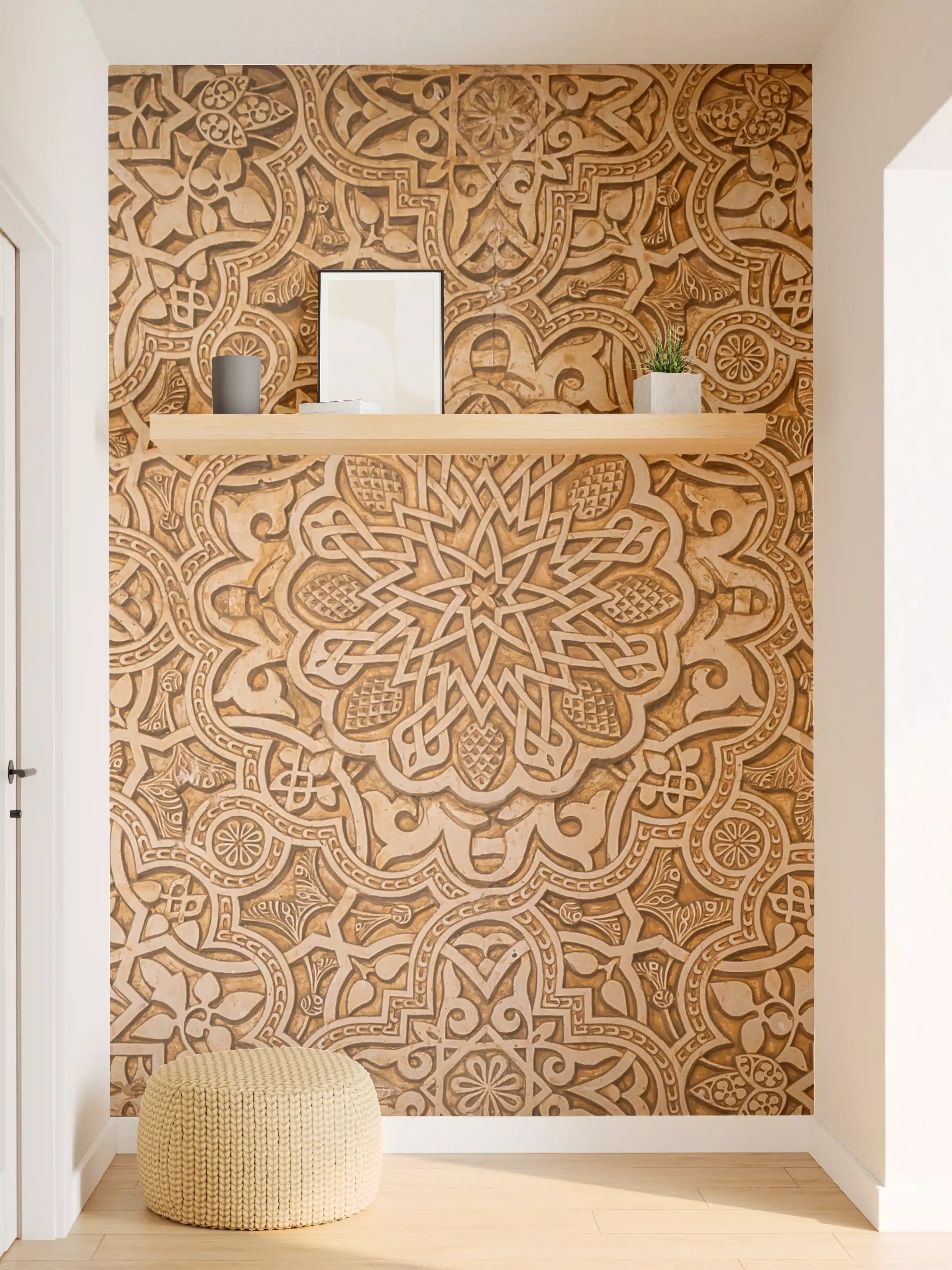 Wandverkleidung Flur - Elegante Holzdekoration mit Muster