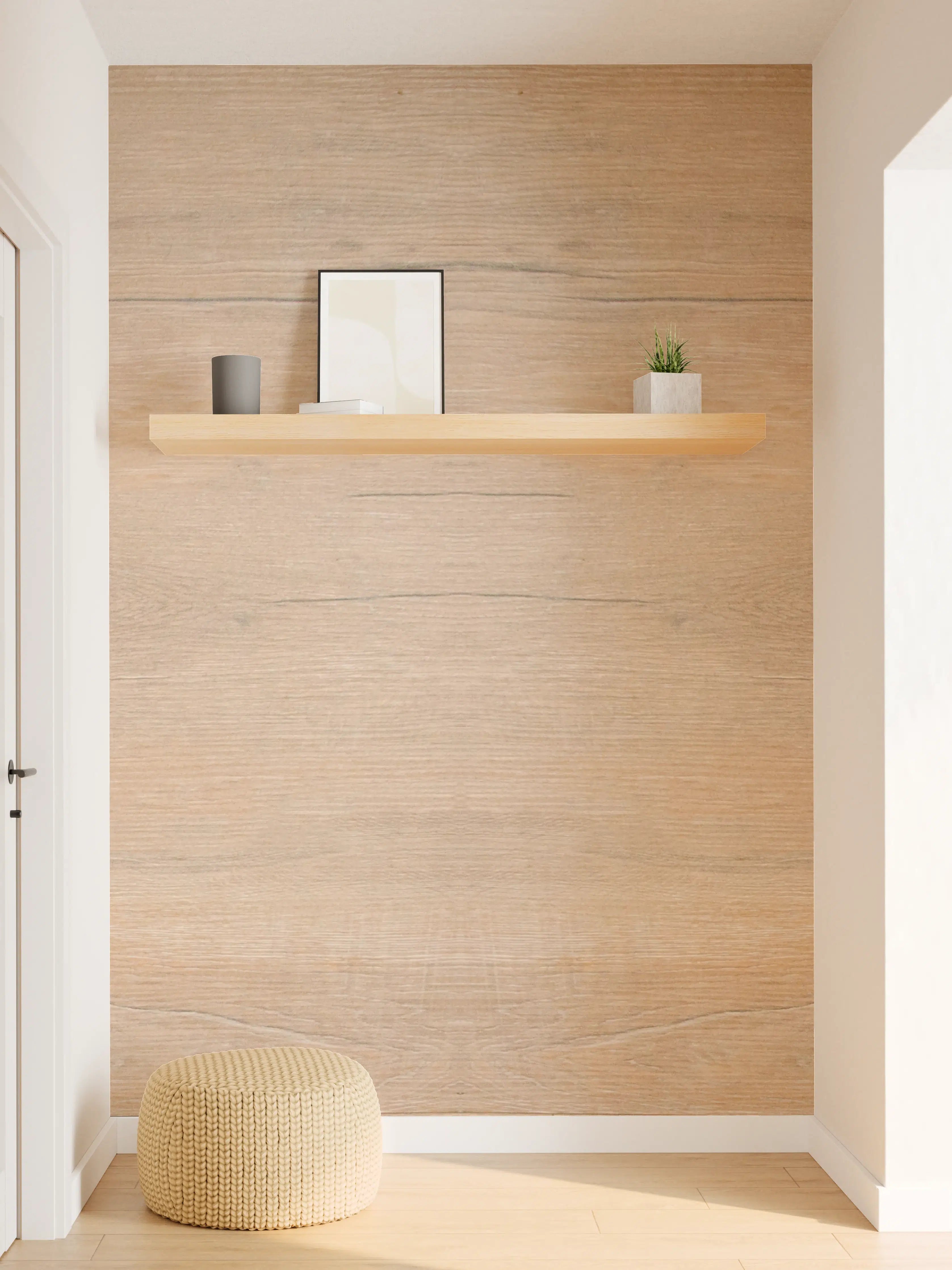 Wandverkleidung Flur - Elegantes Holzdesign im Nahbereich