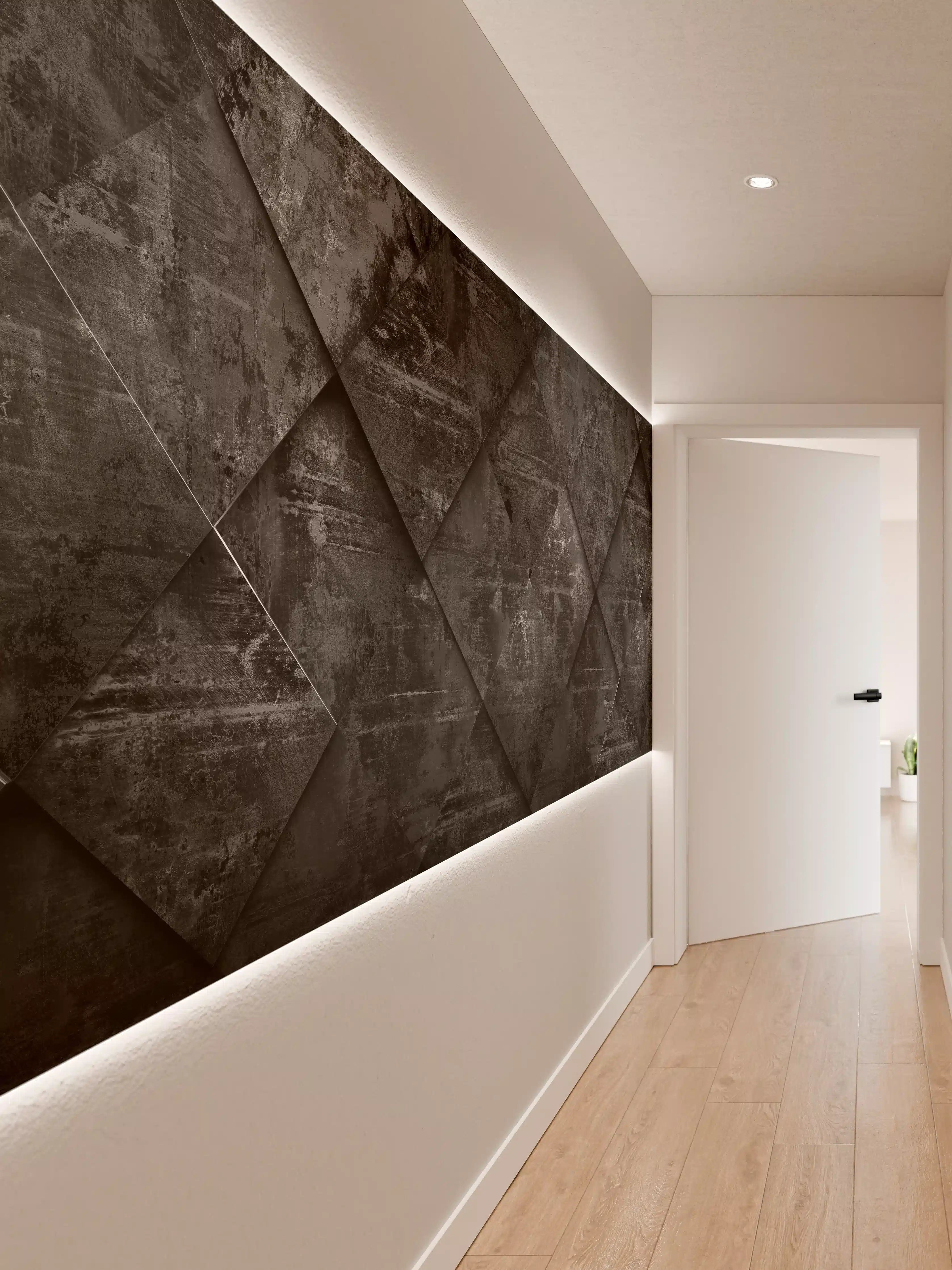 Wandverkleidung Flur - Extra Dark Design Hintergrund
