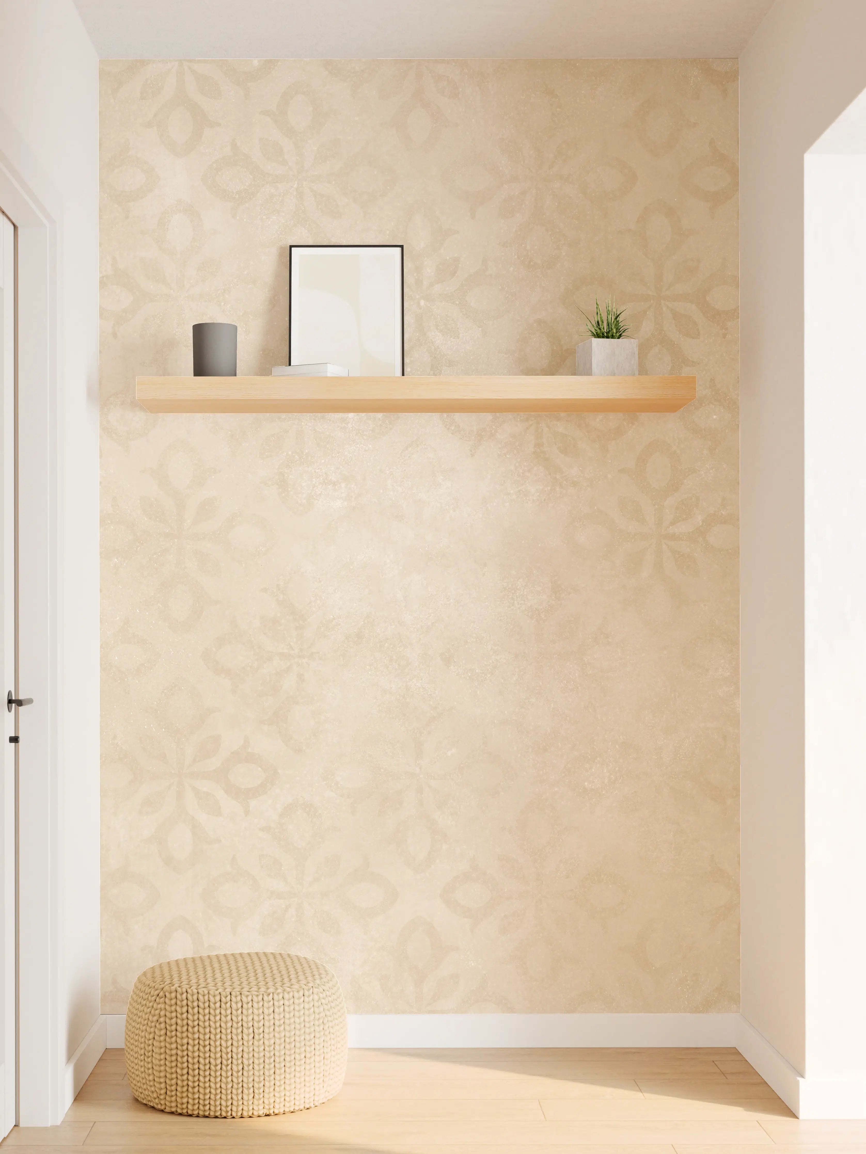 Wandverkleidung Flur - Feines Ornament Muster