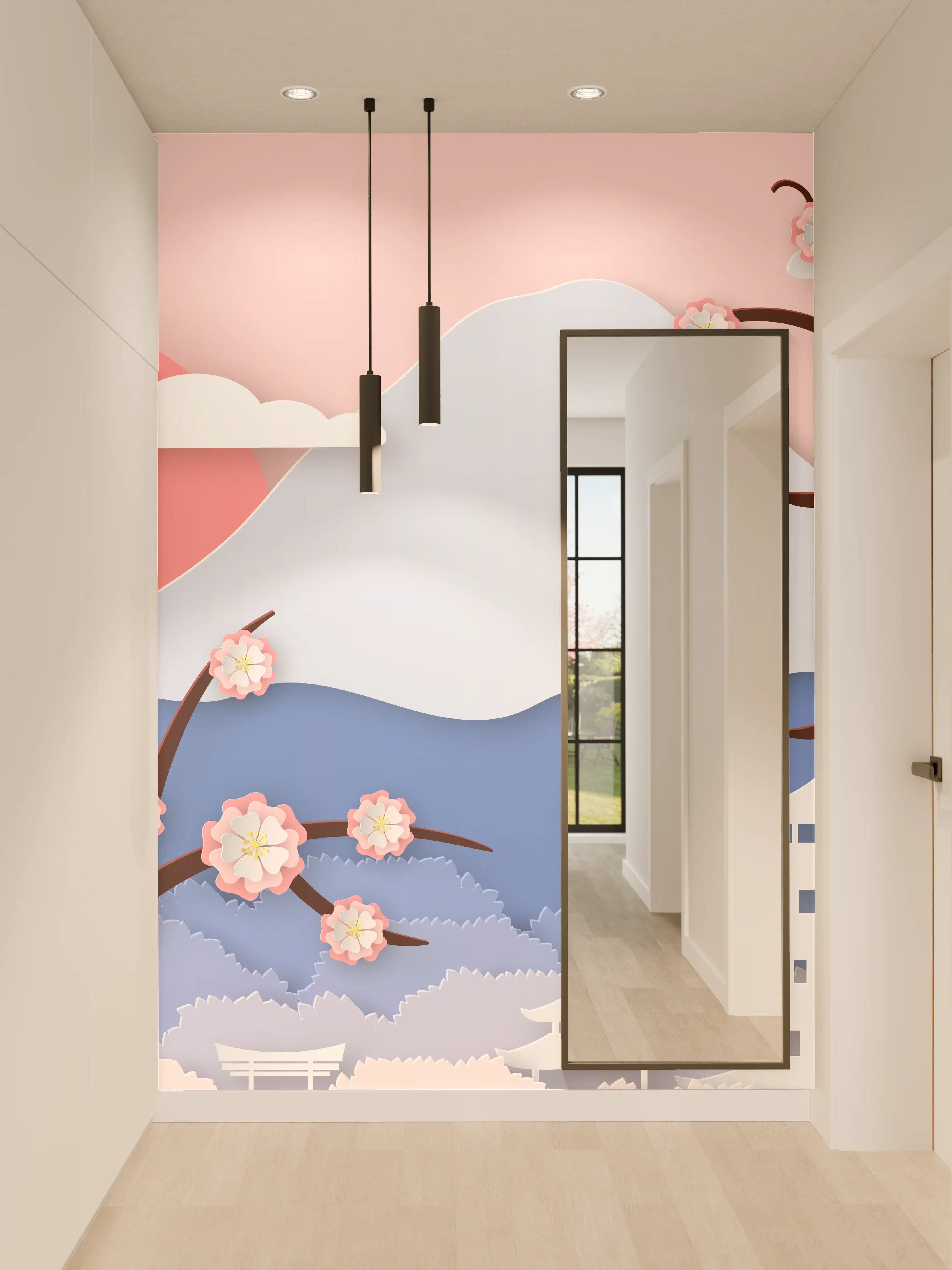 Wandverkleidung Flur - Fujiyama modern Style
