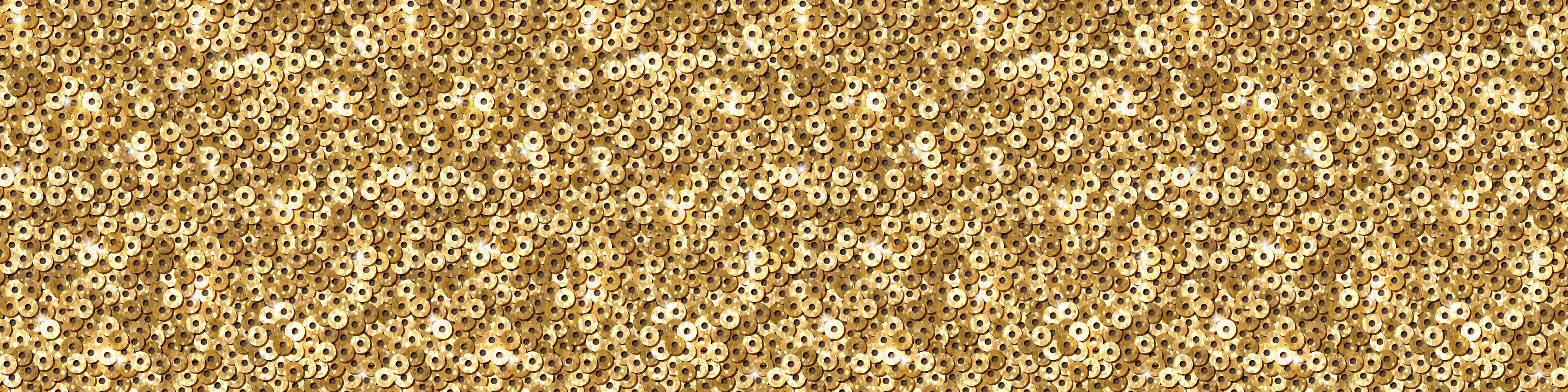 Wandverkleidung Flur-Goldenes Pailletten-Muster