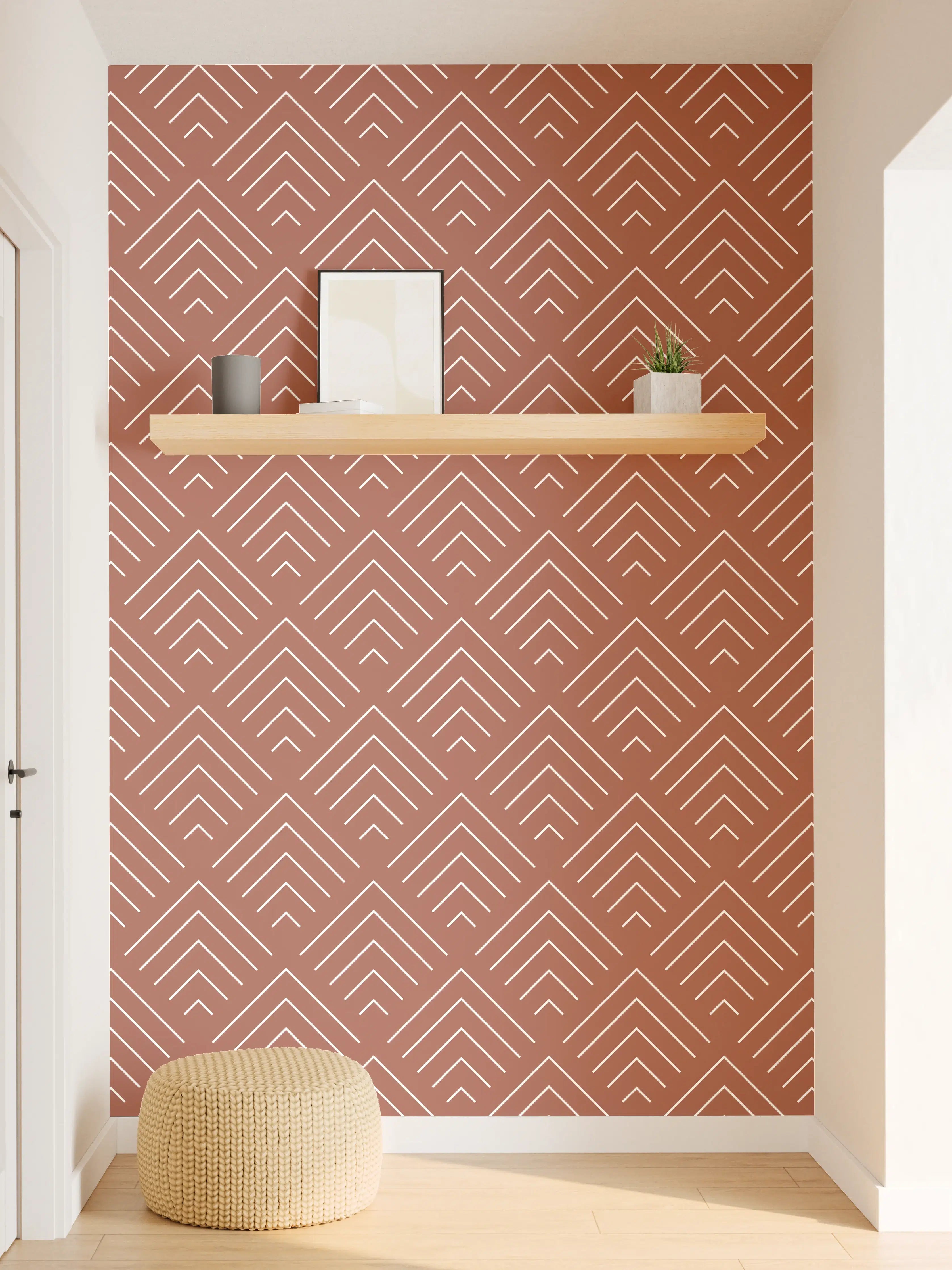 Wandverkleidung Flur - Graue Feinheiten im warmen Design