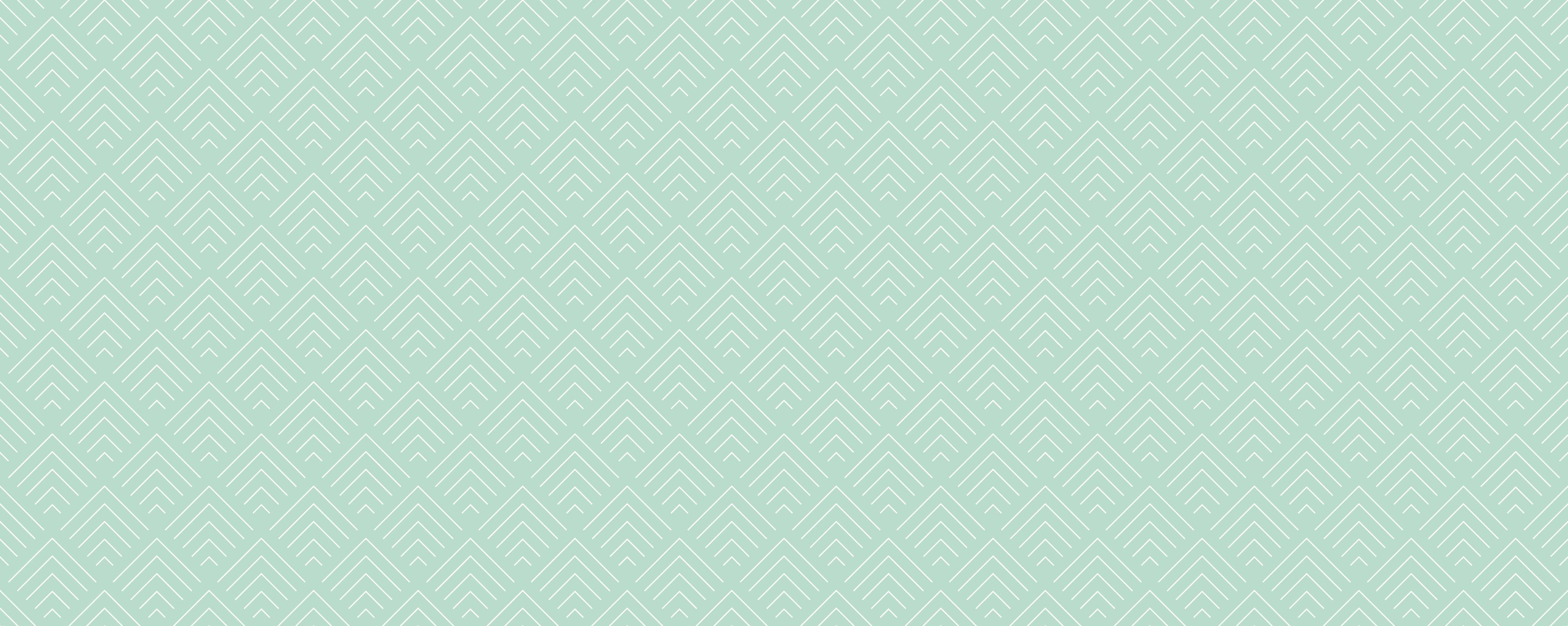 Wandverkleidung Flur-Helles, geometrisches Muster in Mintgrün