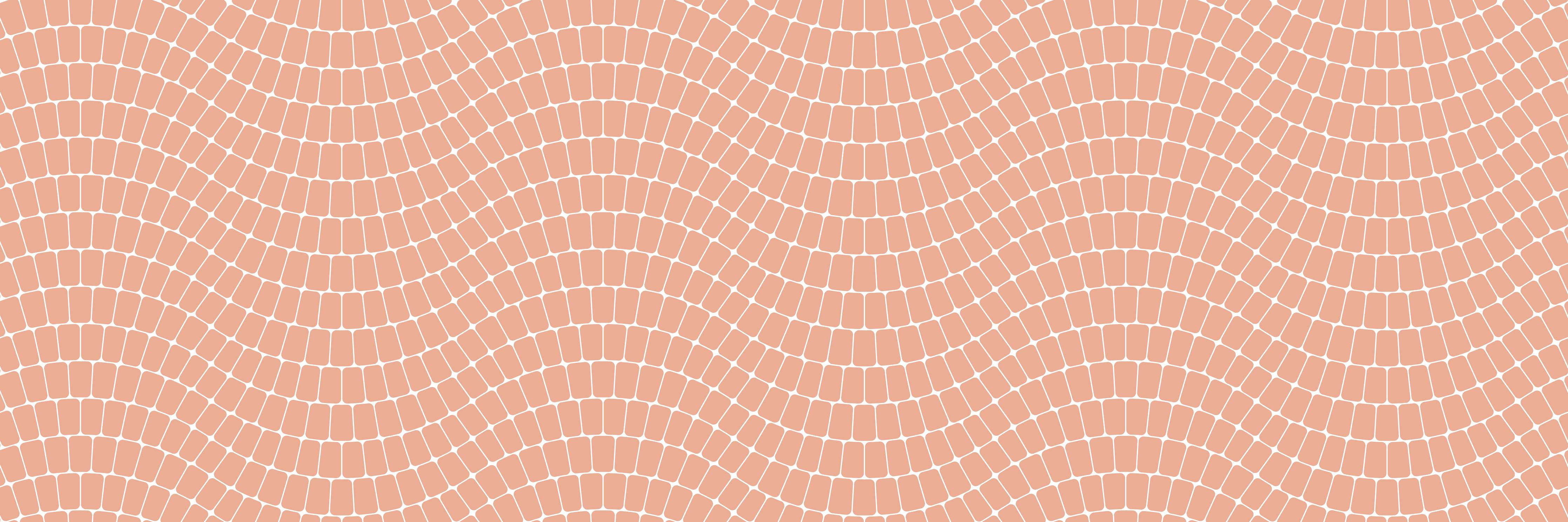 Wandverkleidung Flur-Helles, geometrisches Muster in Pfirsichtönen