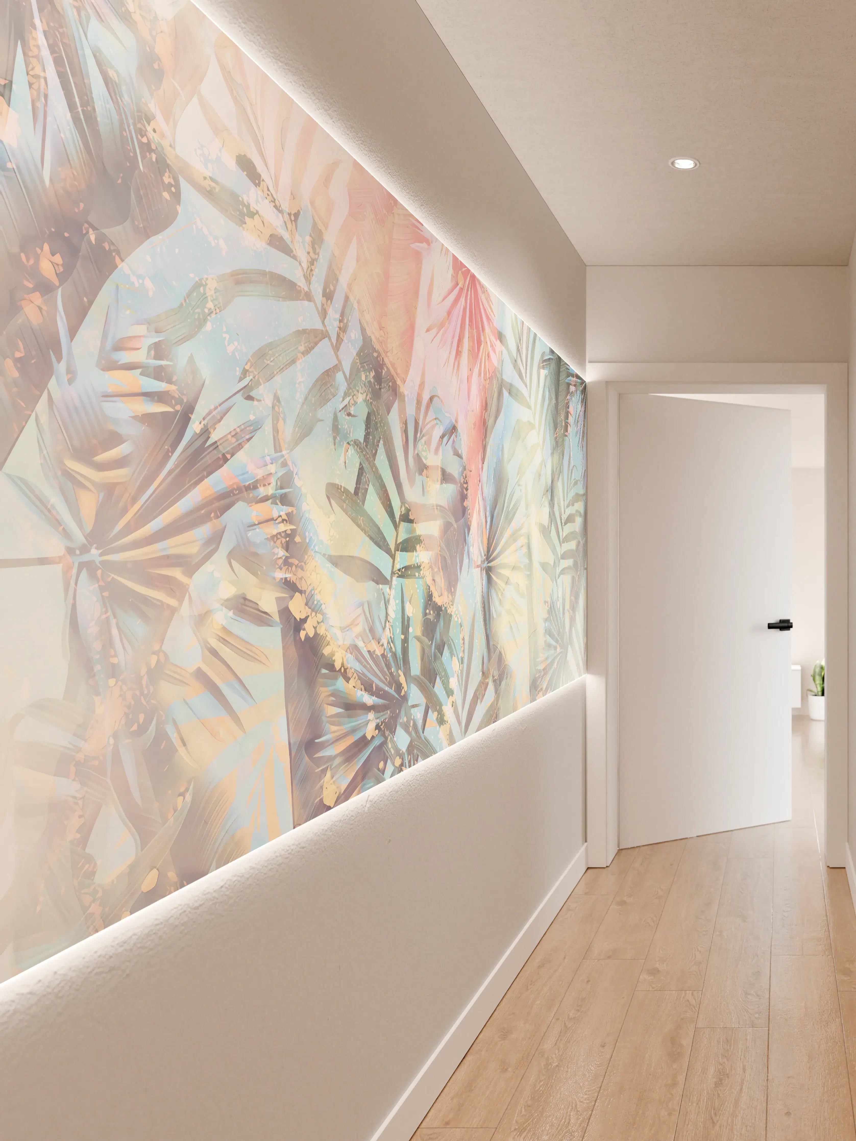 Wandverkleidung Flur - Himmlisches Tropen-Paradies