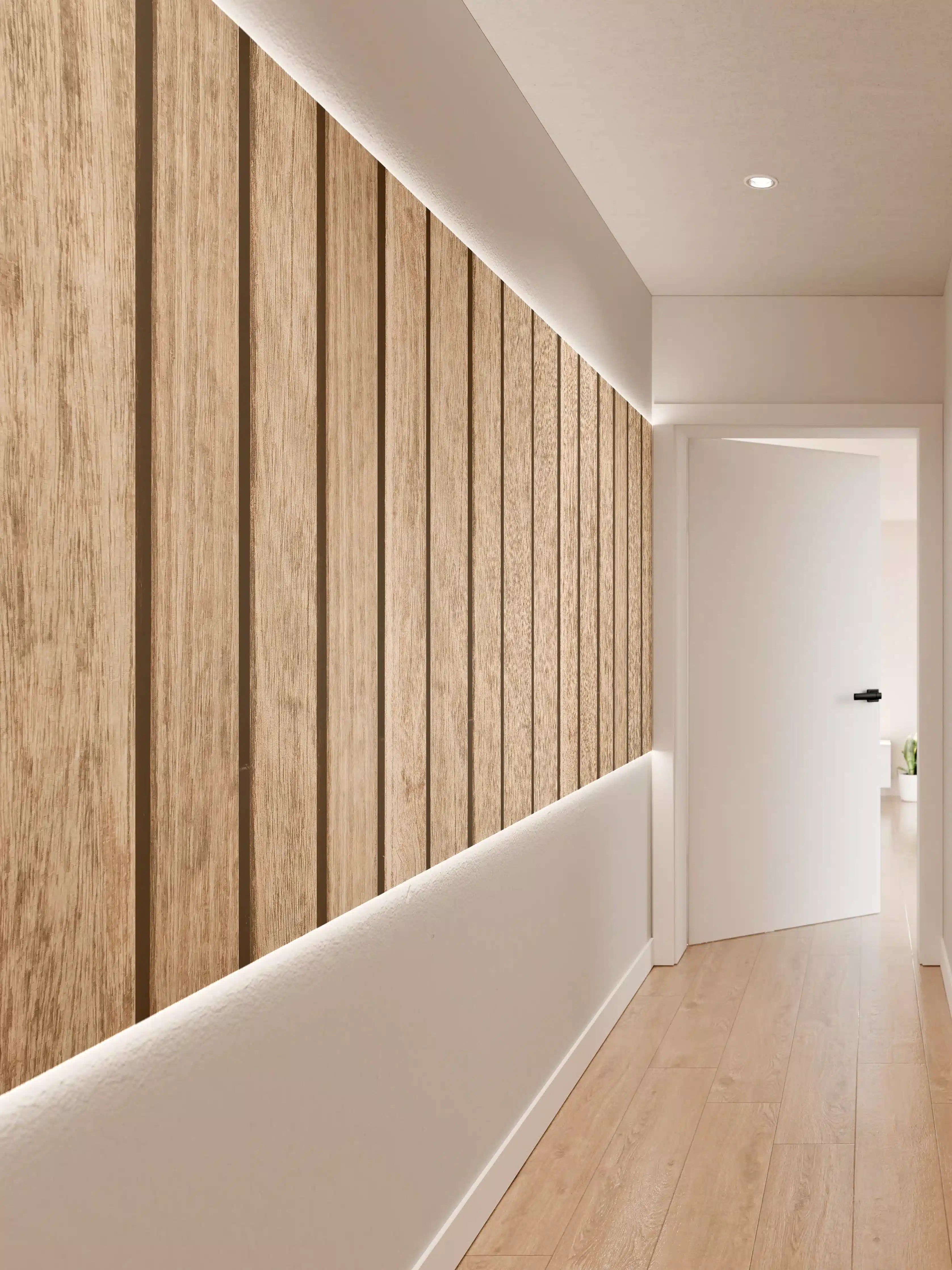 Wandverkleidung Flur - Hochwertige Holzverkleidung für Natur- und Wohlfühlambiente