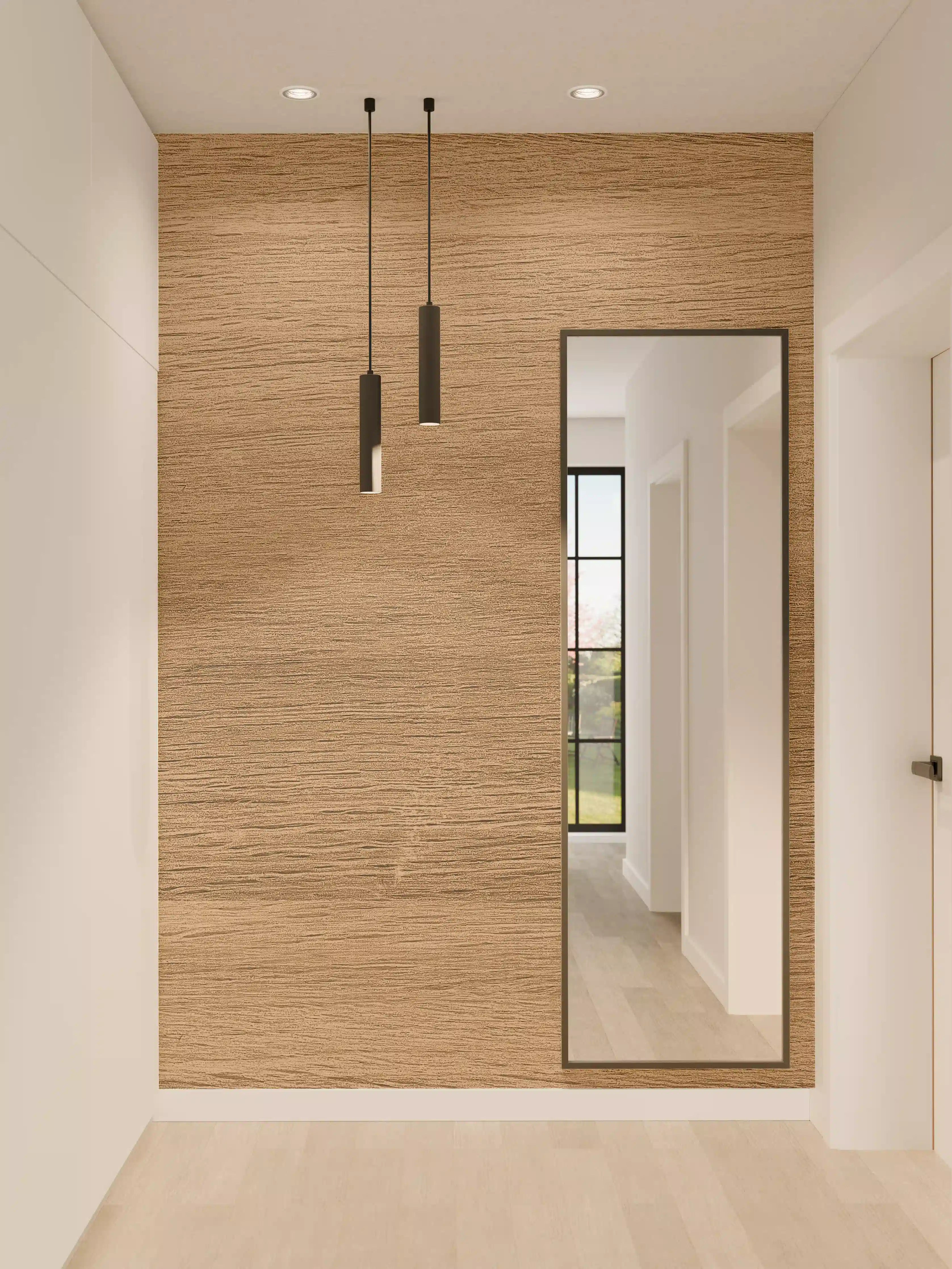 Wandverkleidung Flur - Holztextur und hölzerner Hintergrund 1
