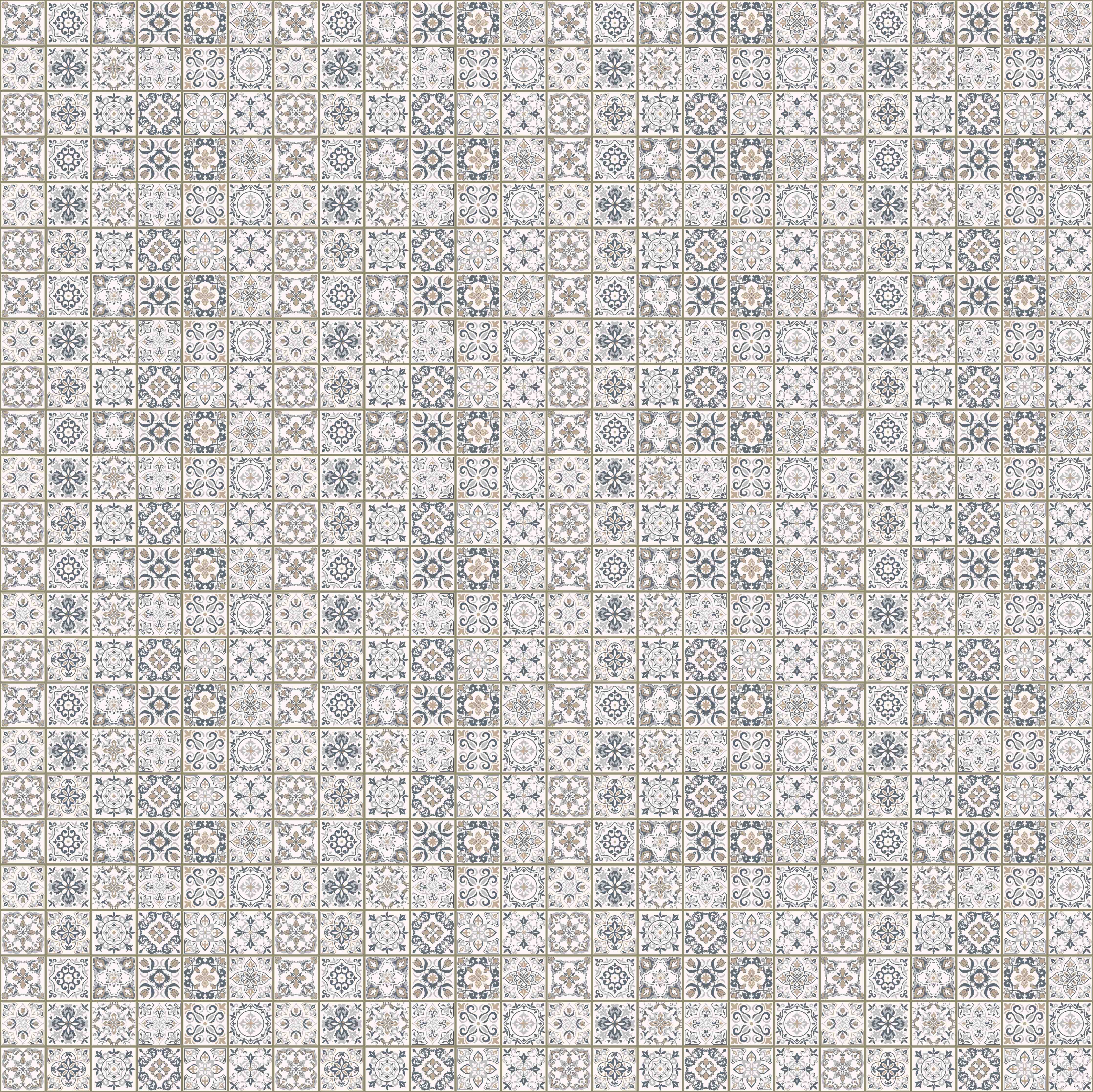 Wandverkleidung Flur-Hübsche Fliesenmuster in neutralen Farben