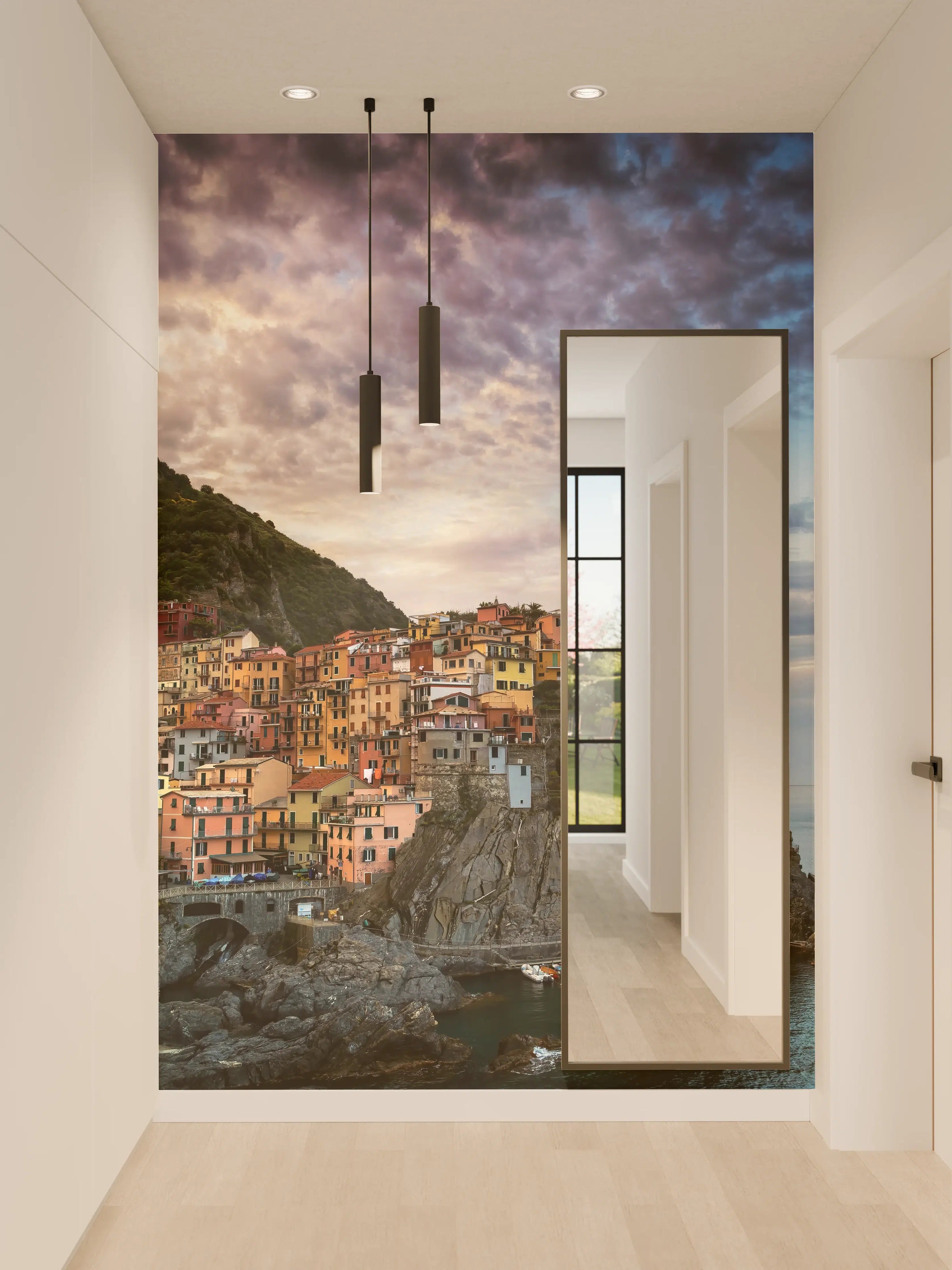 Wandverkleidung Flur - Il Villaggio Colorato an der italienischen Küste
